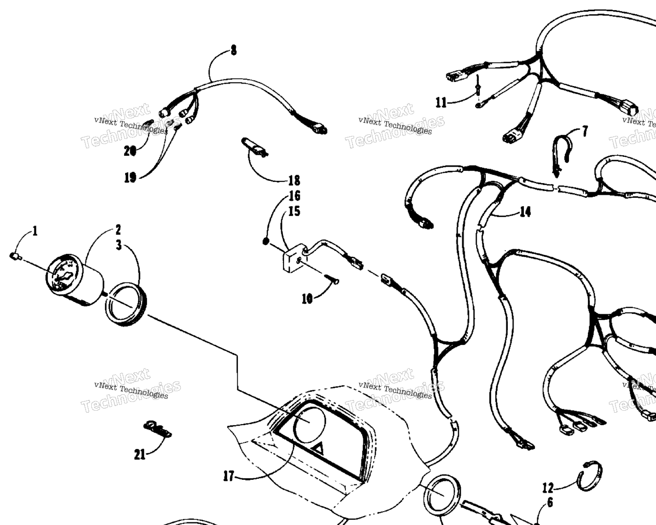 Схема узла Инструменты И Wiring Assemblies