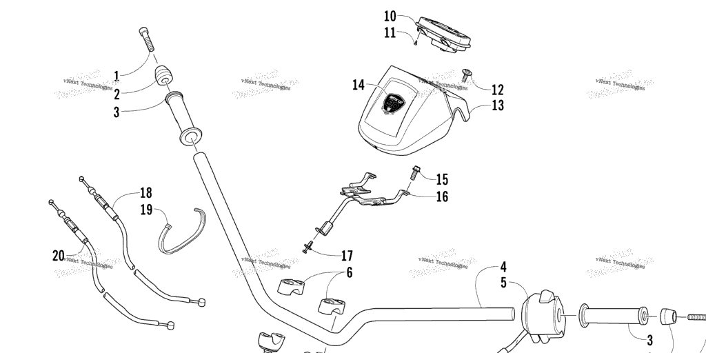Схема узла Сборка Руля И Органов Управления