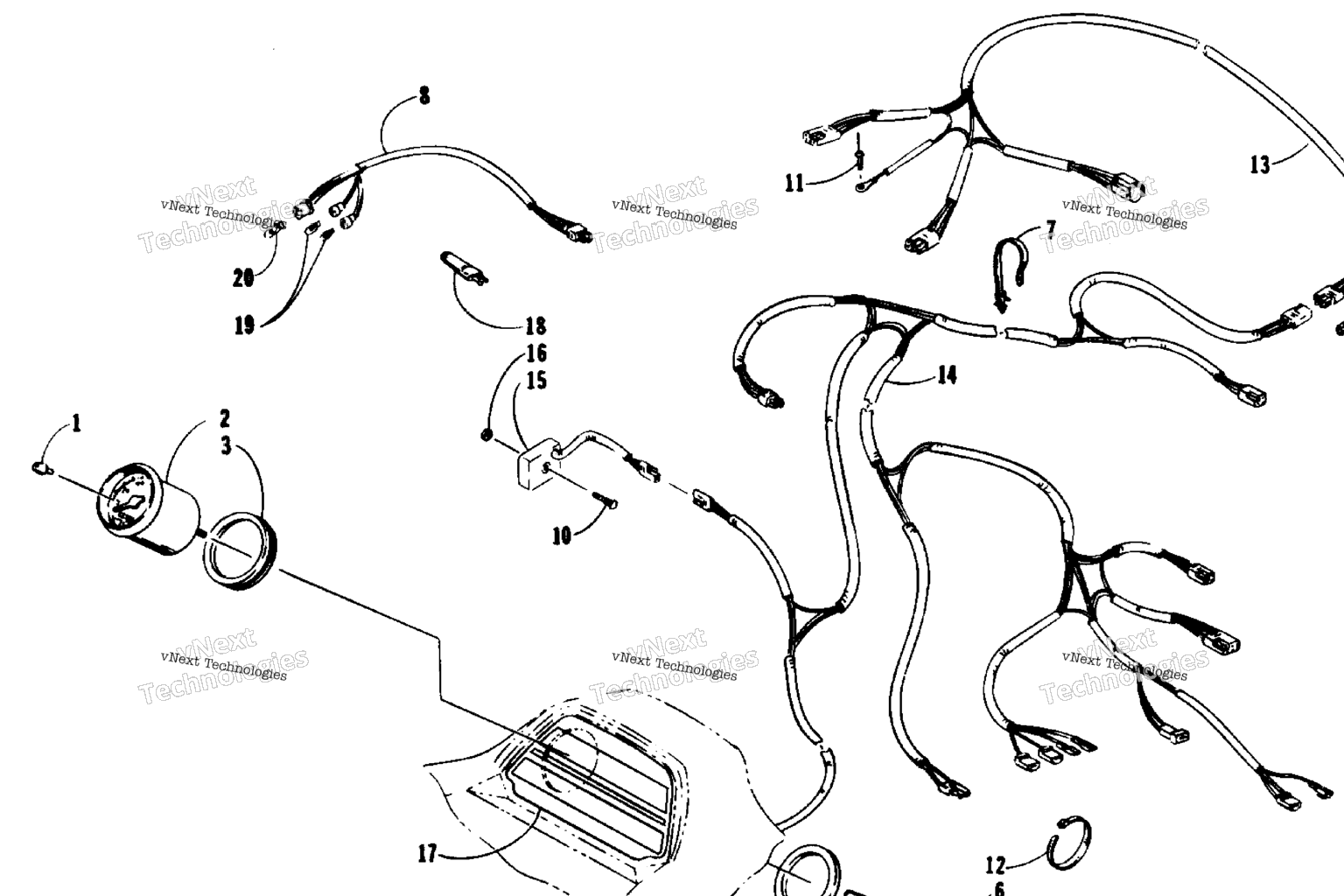 Схема узла Инструменты И Wiring Assemblies