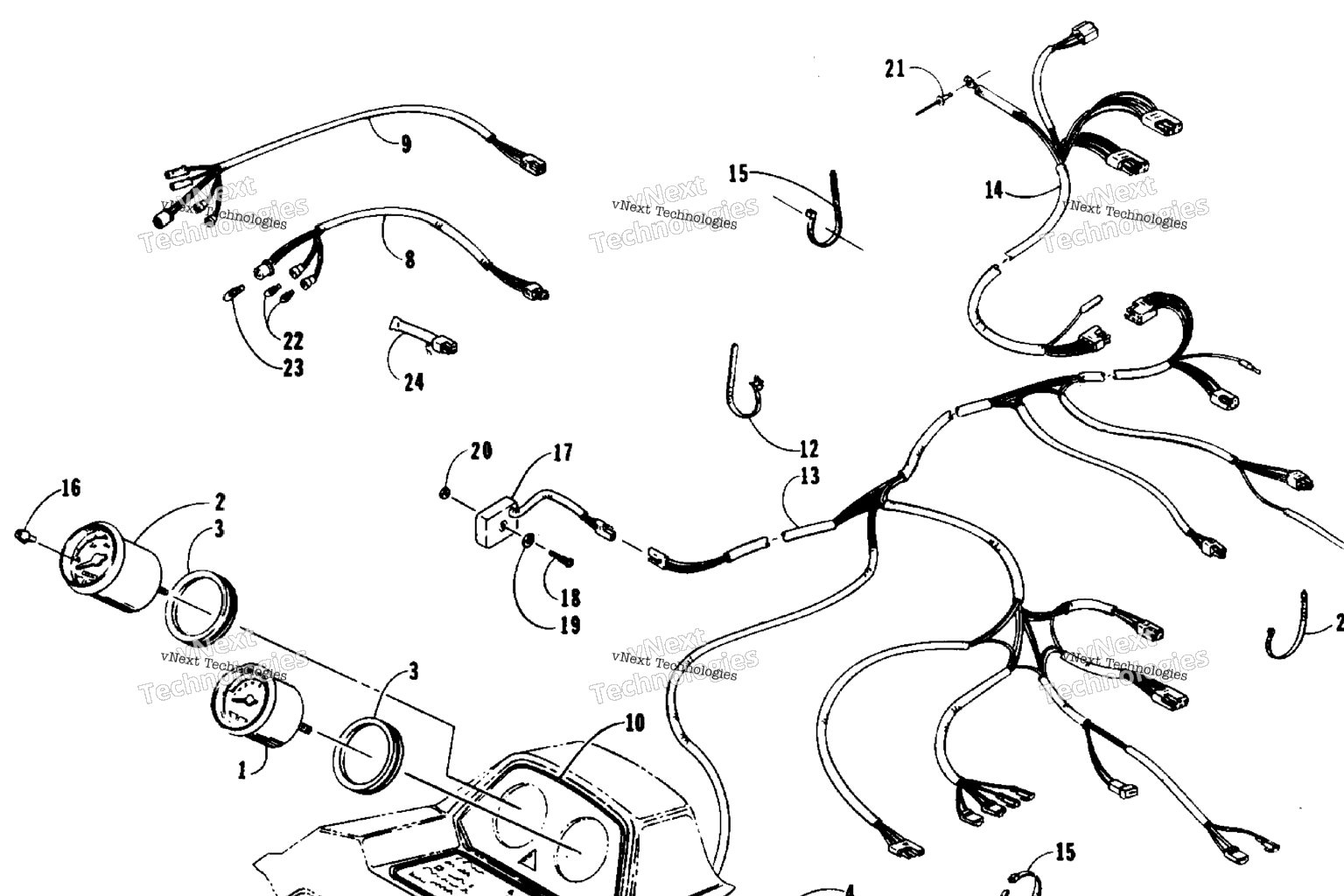 Схема узла Инструменты И Wiring Assemblies