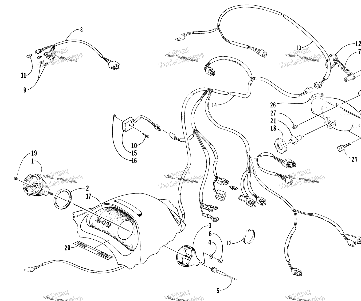 Схема узла Инструменты И Wiring Assemblies
