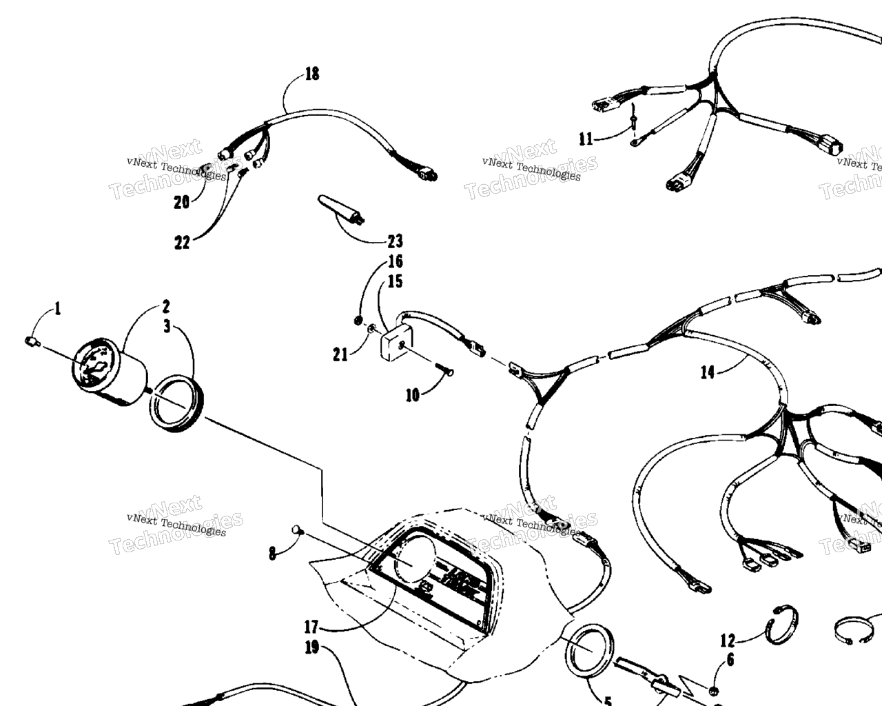 Схема узла Инструменты И Wiring Assemblies