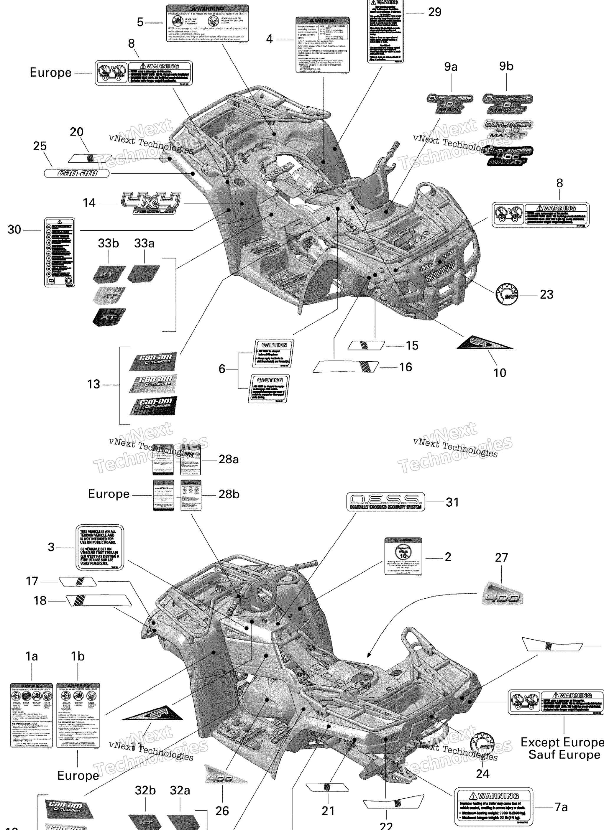 Схема узла Наклейки