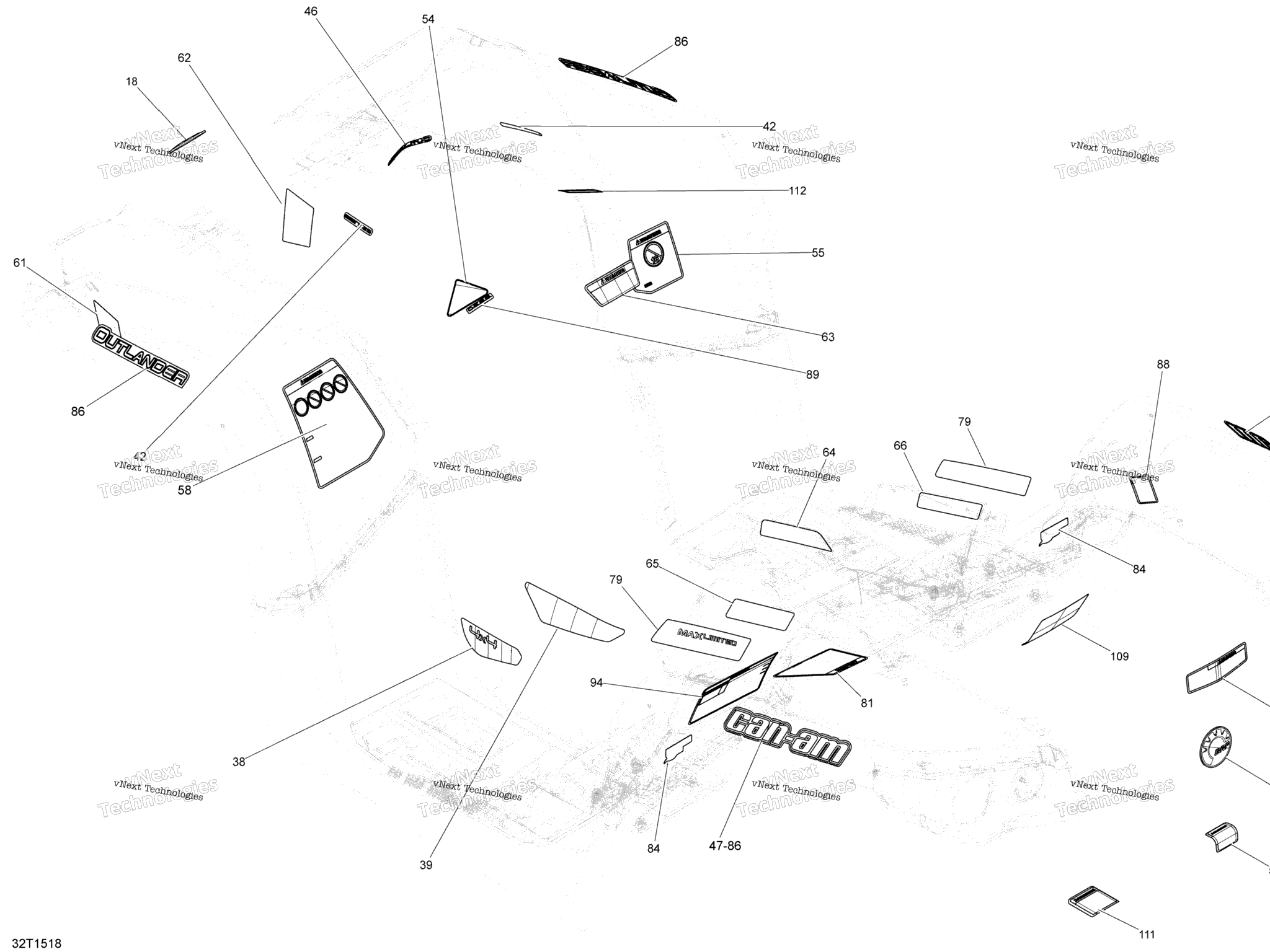 Схема узла Наклейки