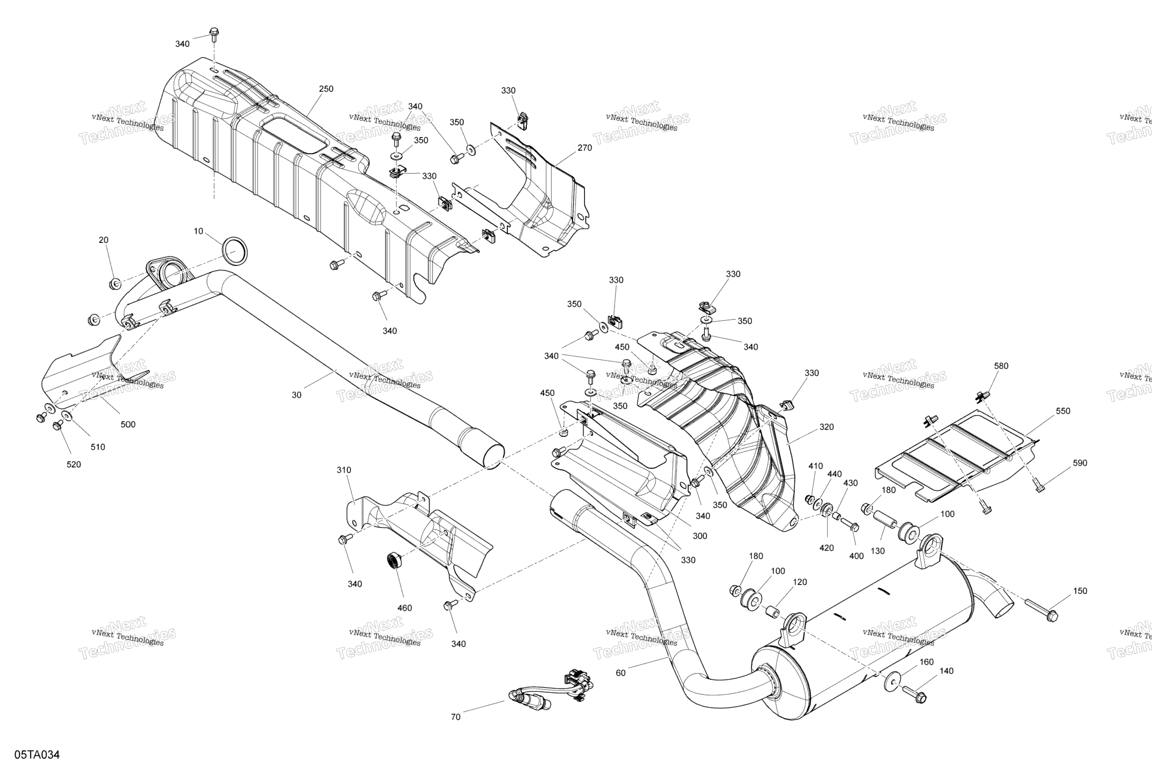 Схема узла Двигатель - Выпуск