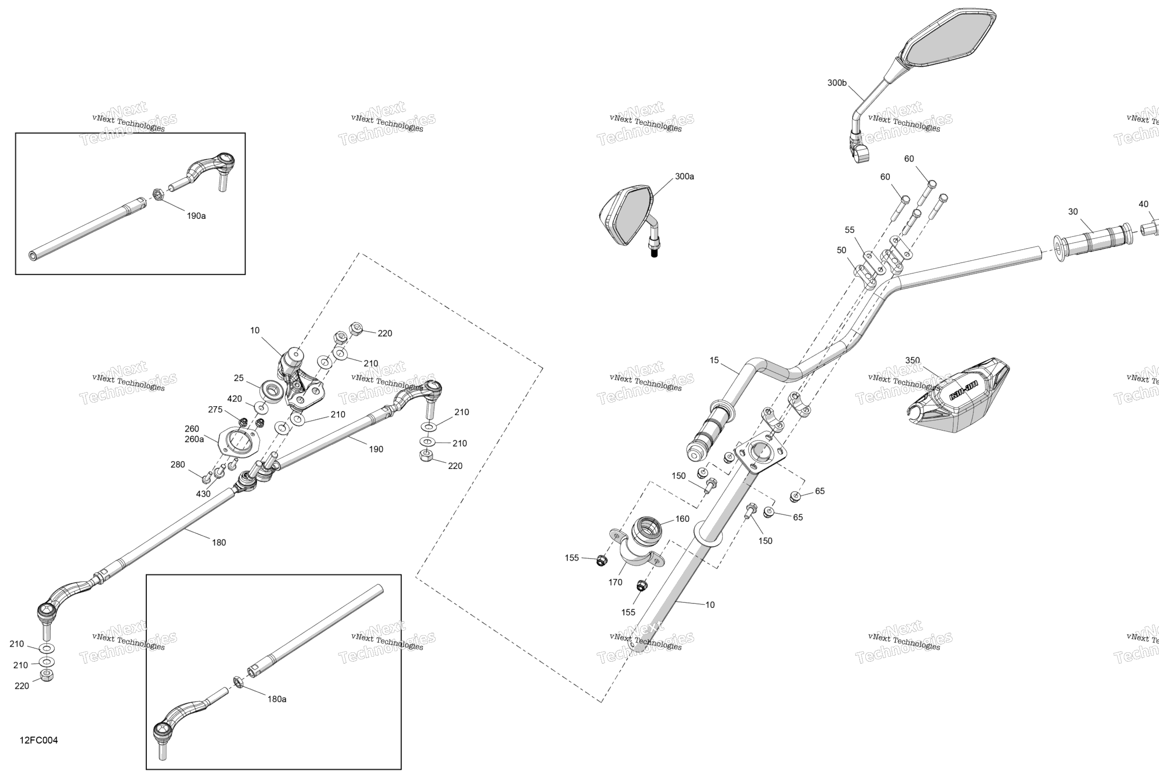 Схема узла Механика - Рулевое Управление