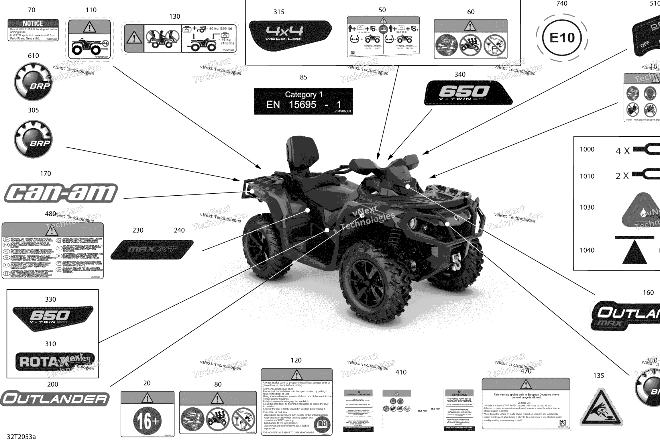 Схема узла Наклейки - Xt