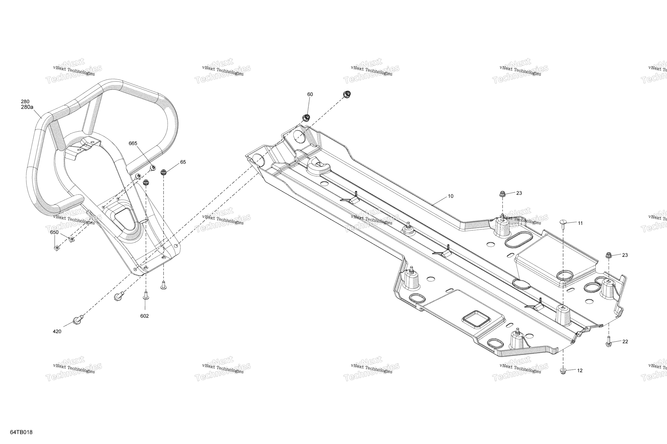 Схема узла Корпус - Защитная Пластина И Бампер