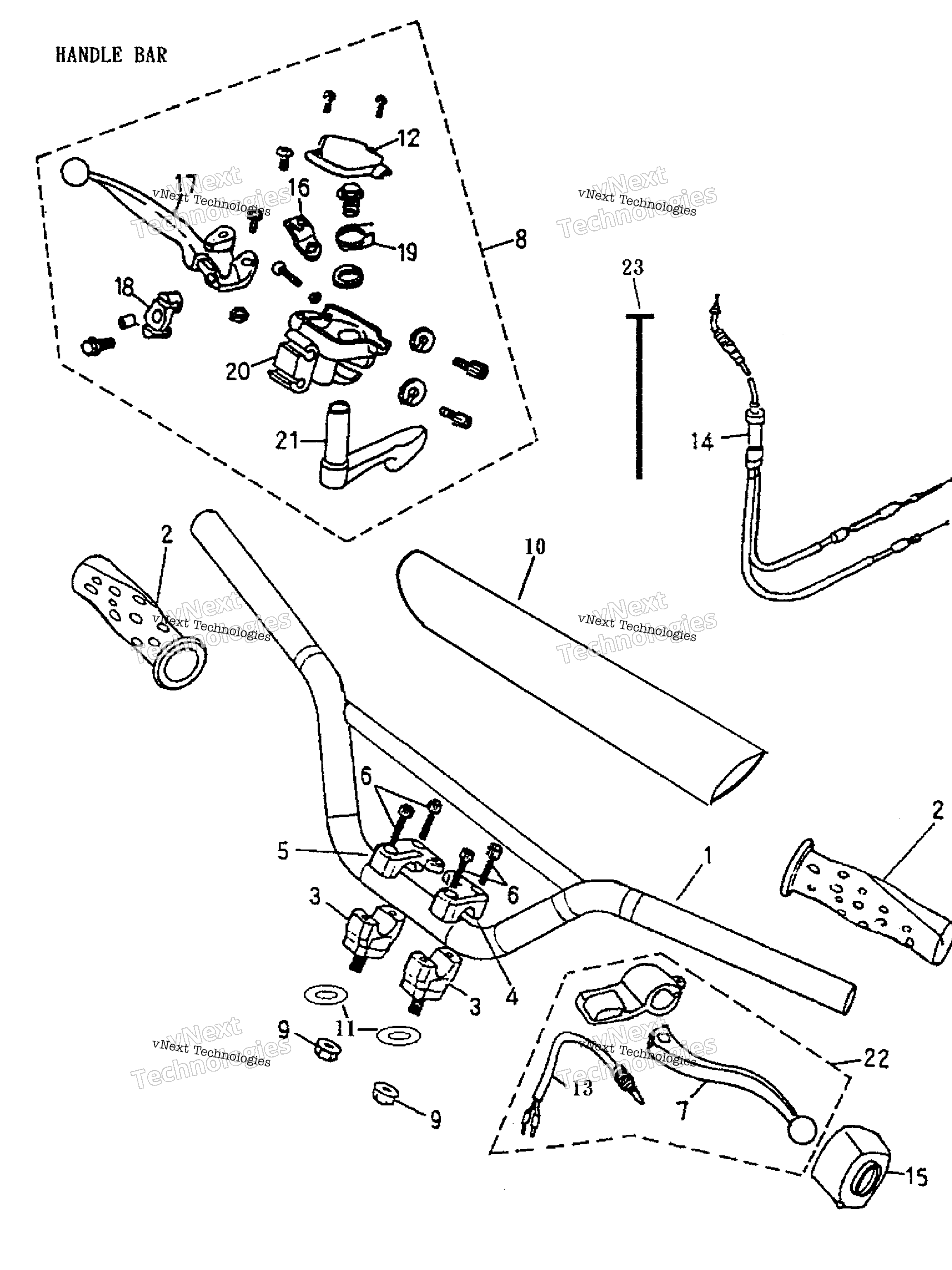 Схема узла Руль 170A-21