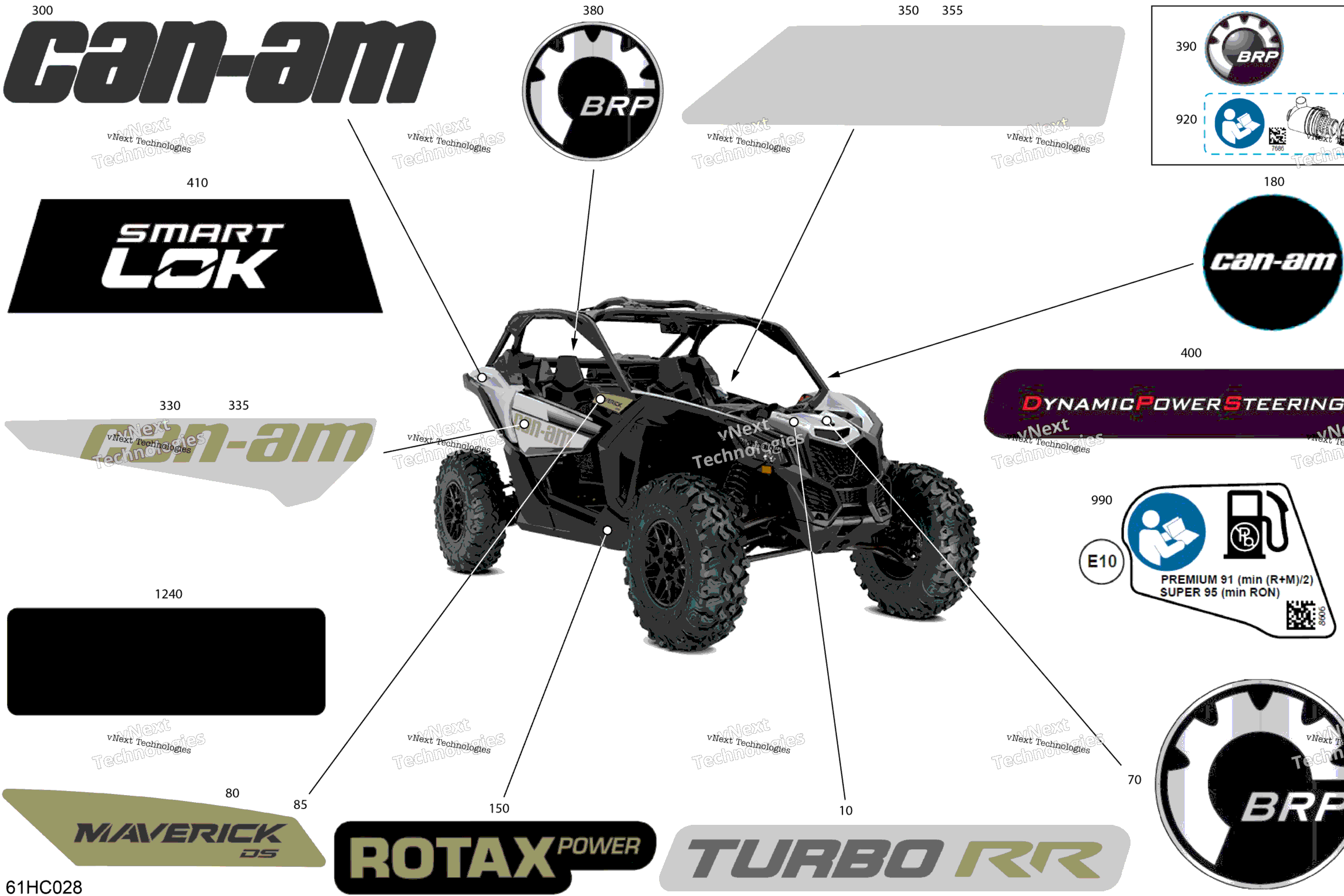 Схема узла Кузов - Наклейки