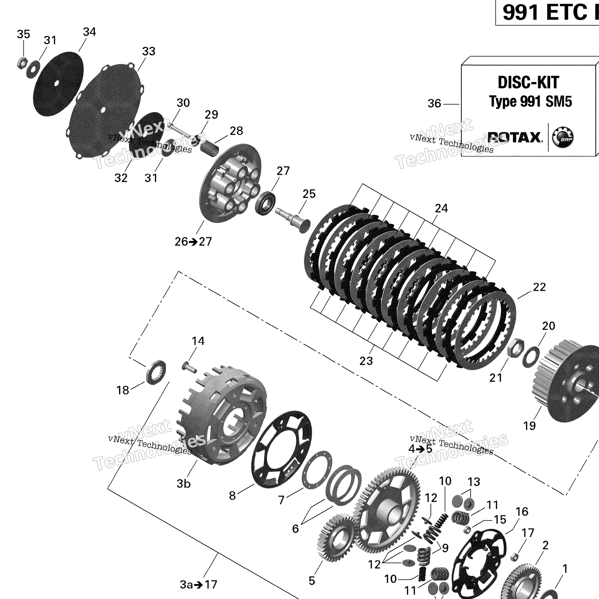 Схема узла Сцепление