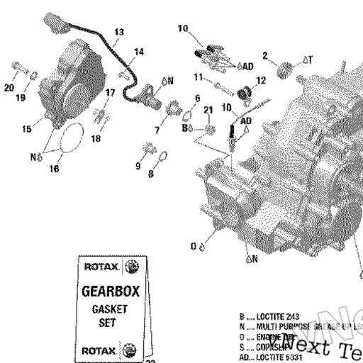 Схема узла Коробка Передач Ассамблея - 570 Efi