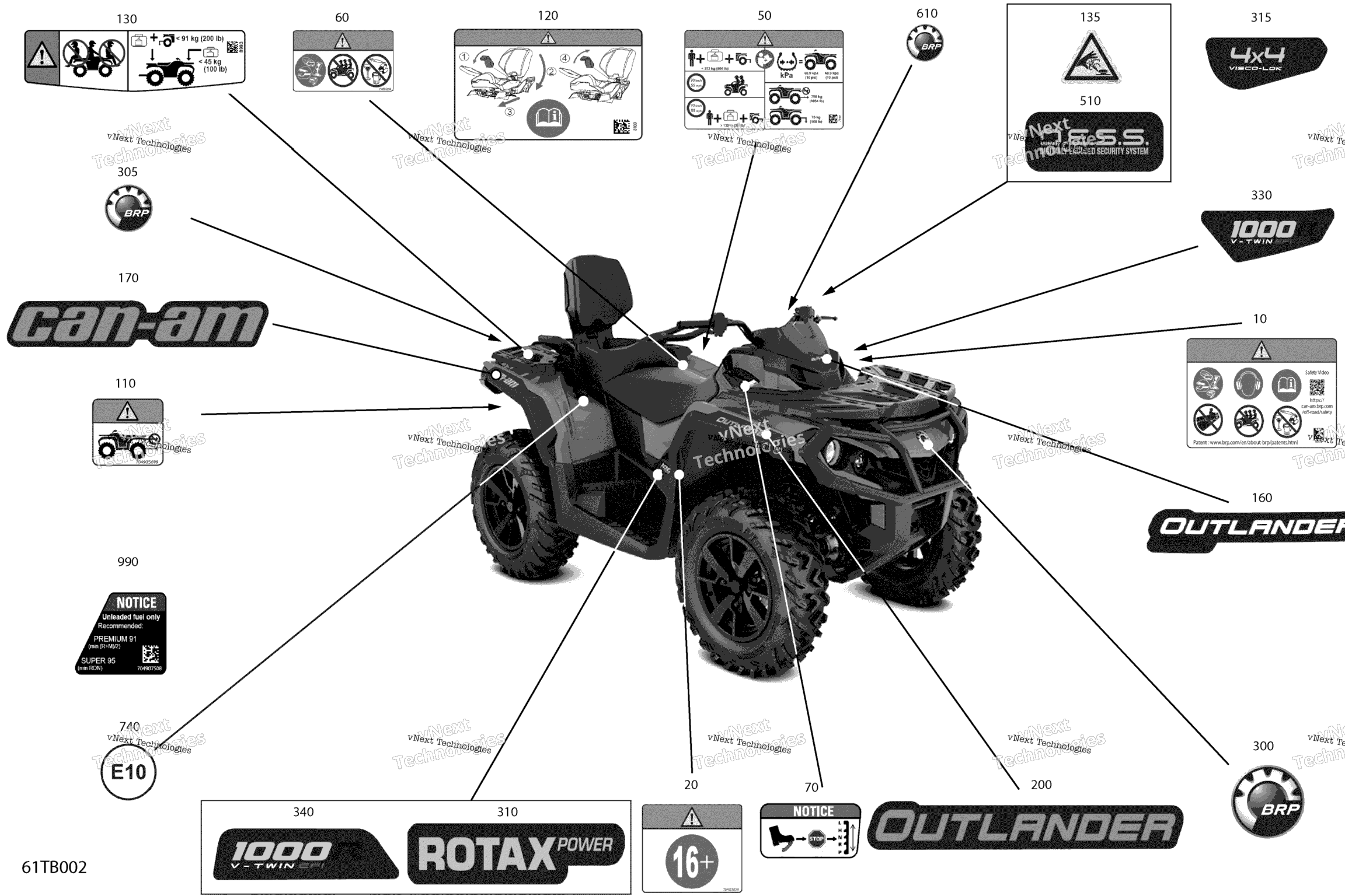Схема узла Кузов - Наклейки