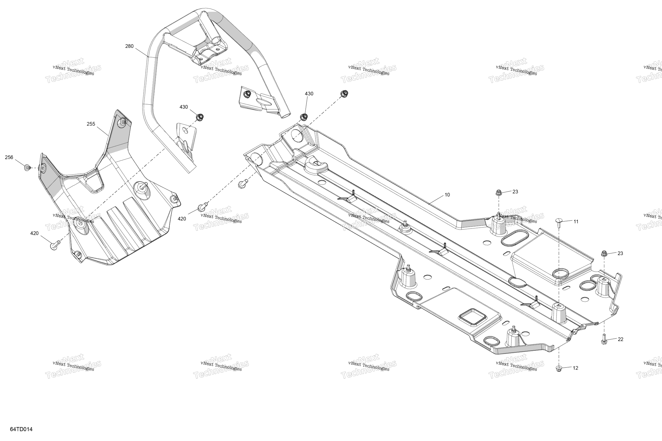 Схема узла Корпус - Защитная Пластина И Бампер