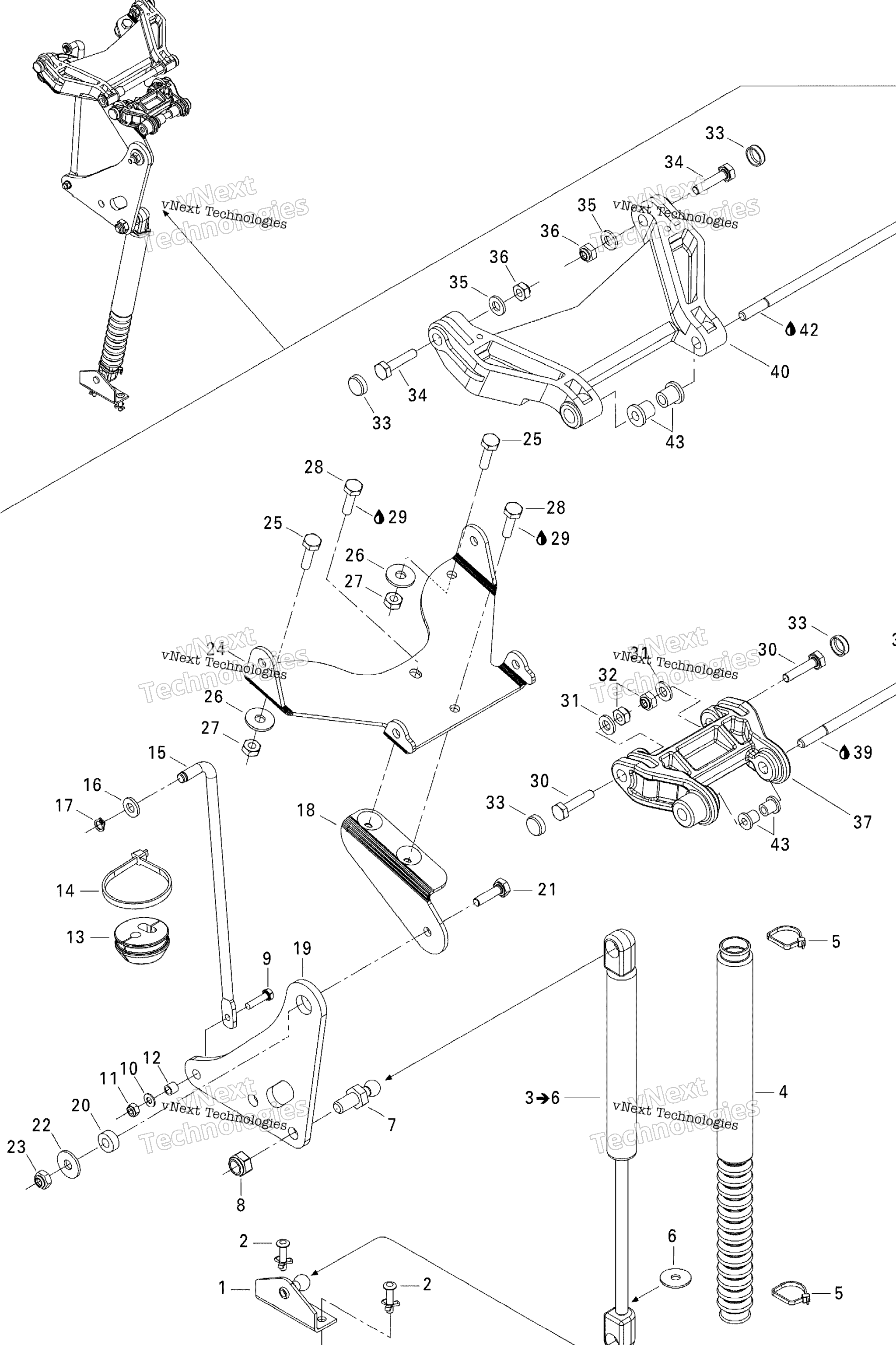 Схема узла Передняя Крышка 2