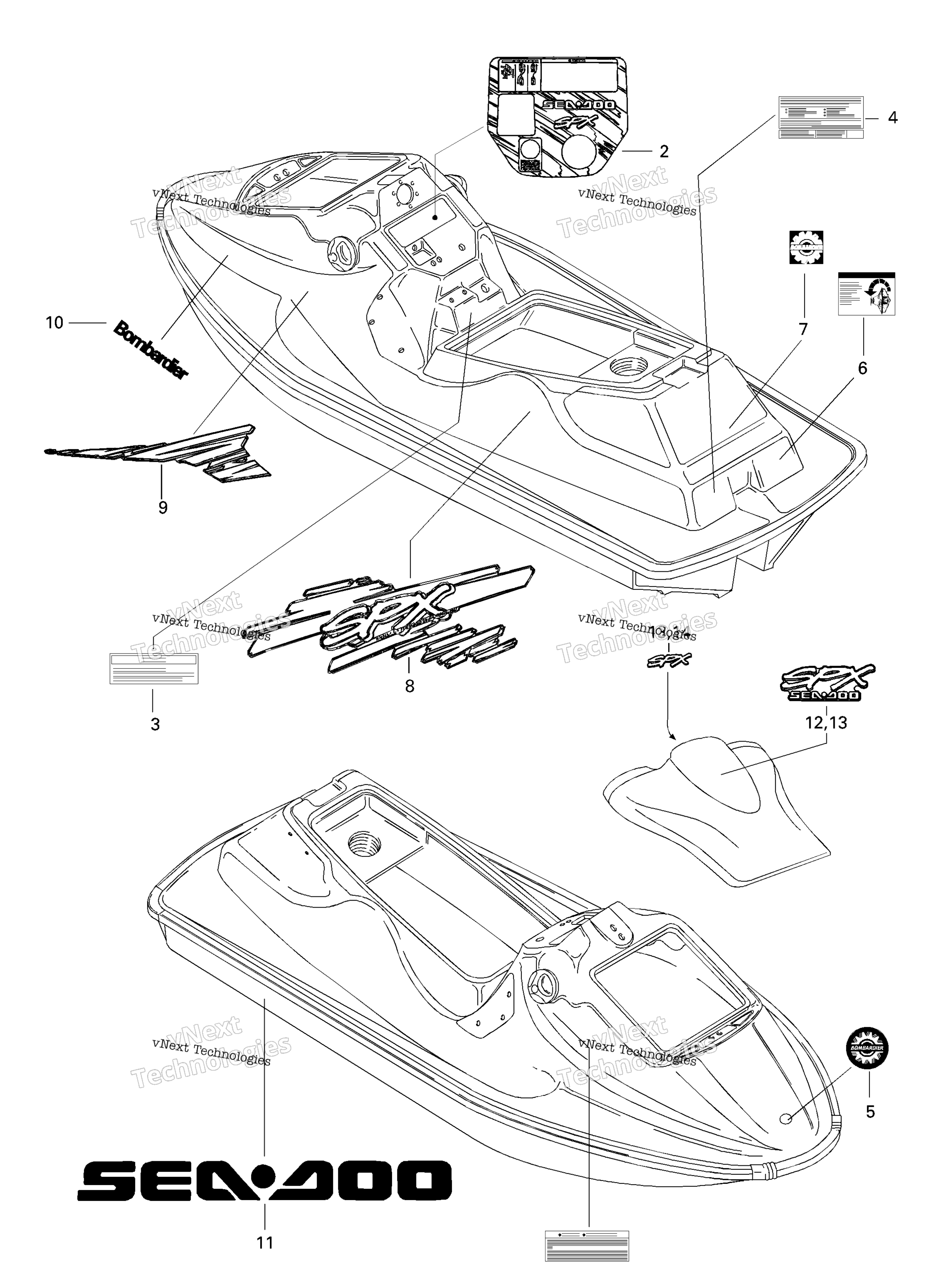 Схема узла Наклейки