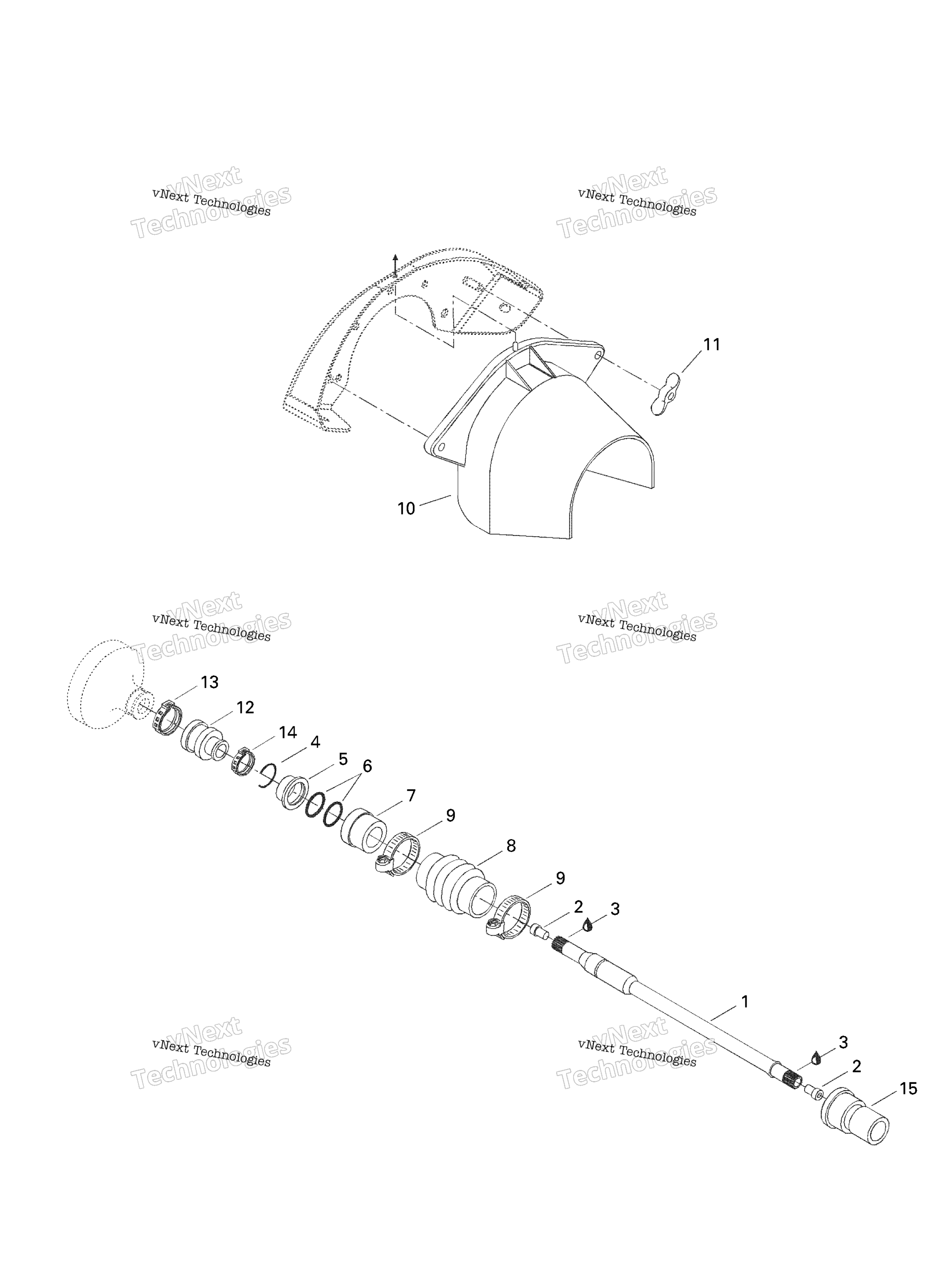 Схема узла Приводная Система