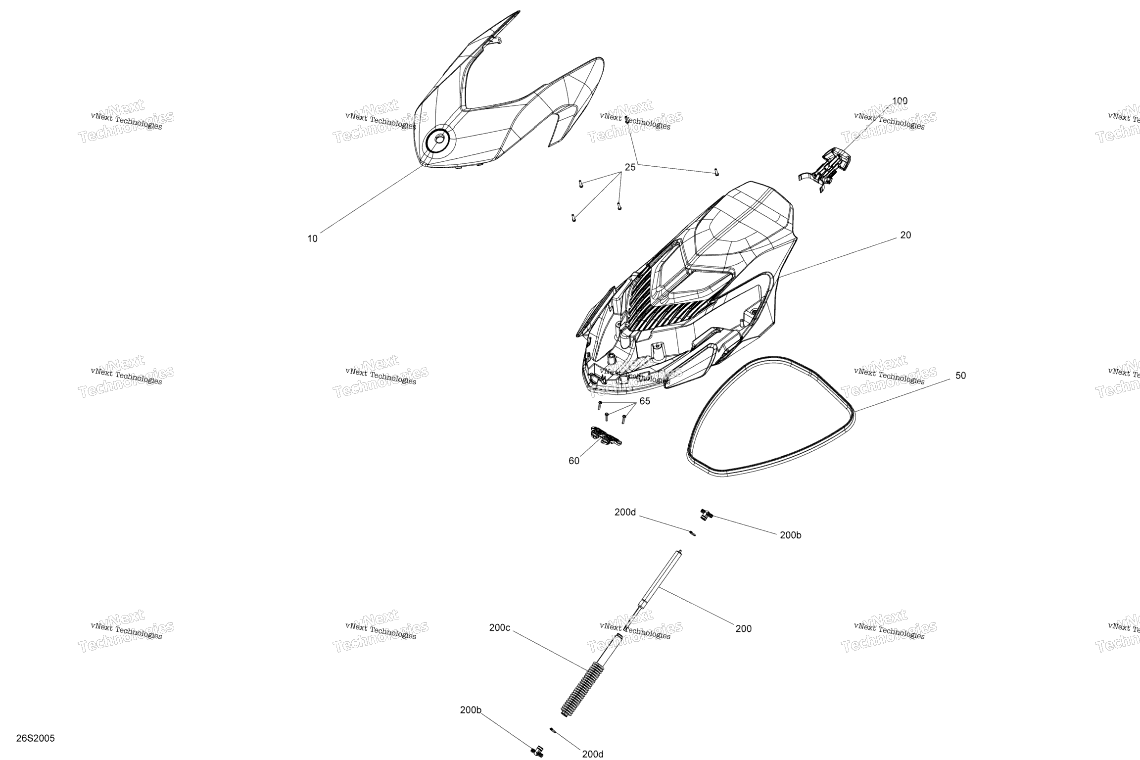 Схема узла Передняя Крышка