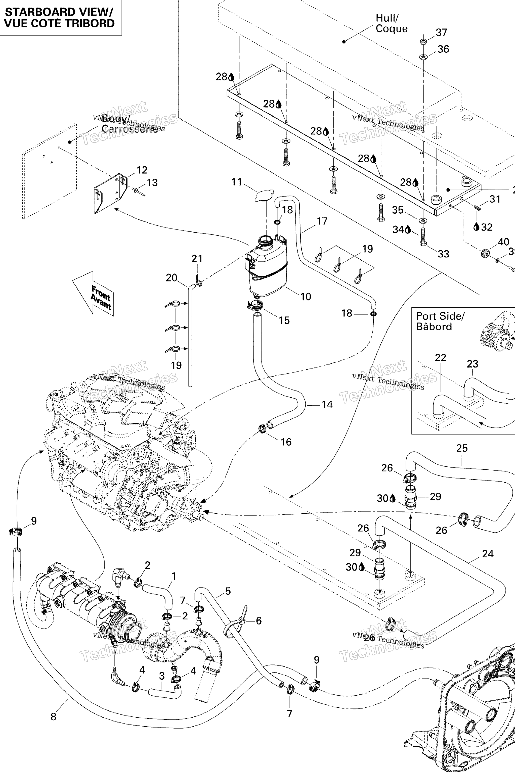 Схема узла Система Охлаждения Эдитон 1
