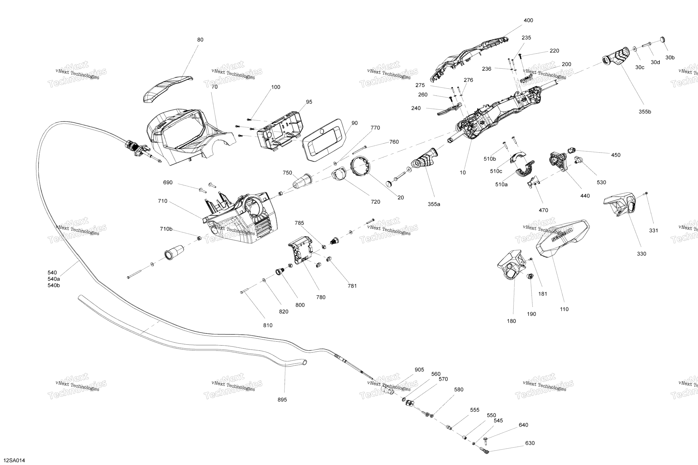Схема узла Механика - Рулевое Управление