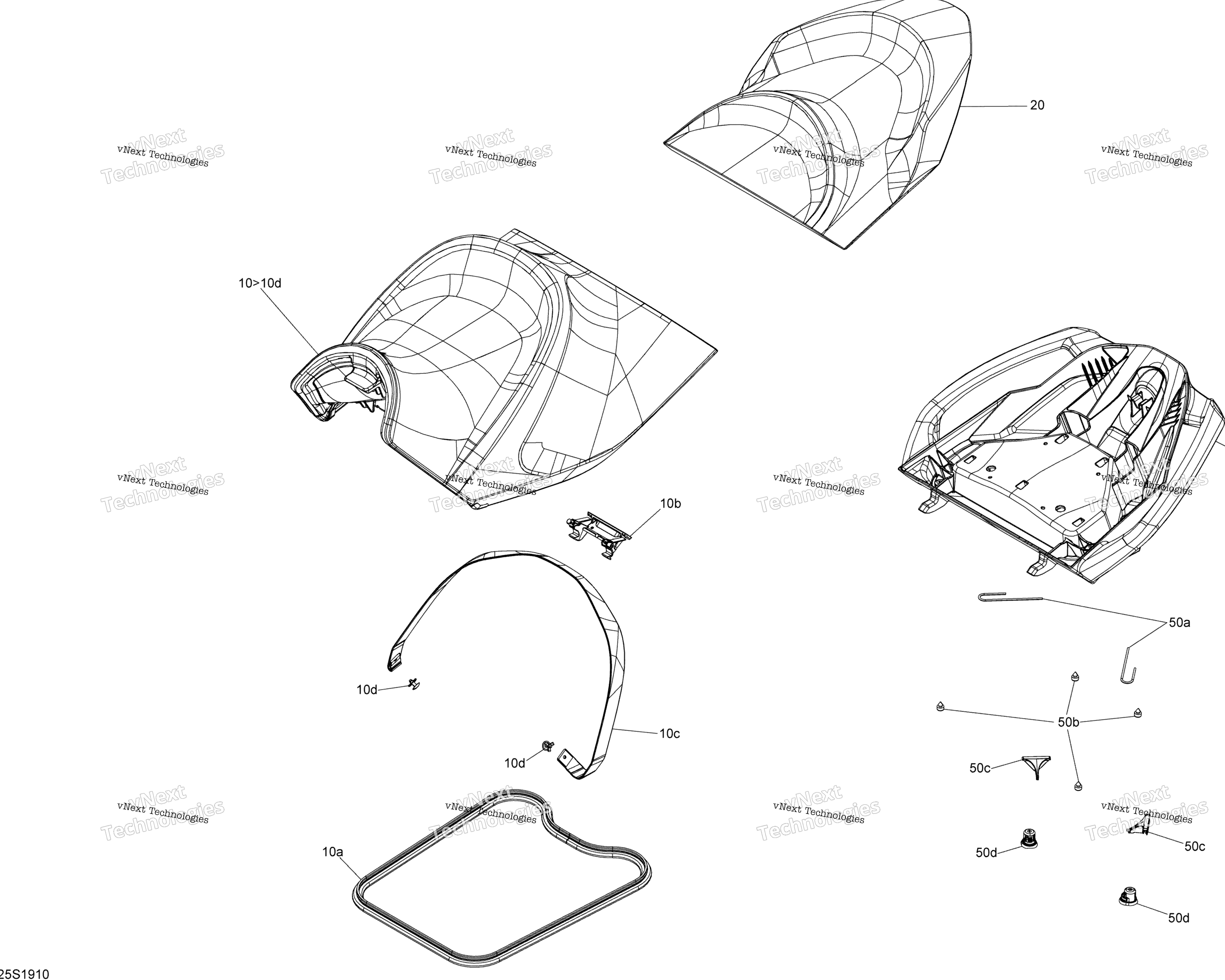 Схема узла Сиденья