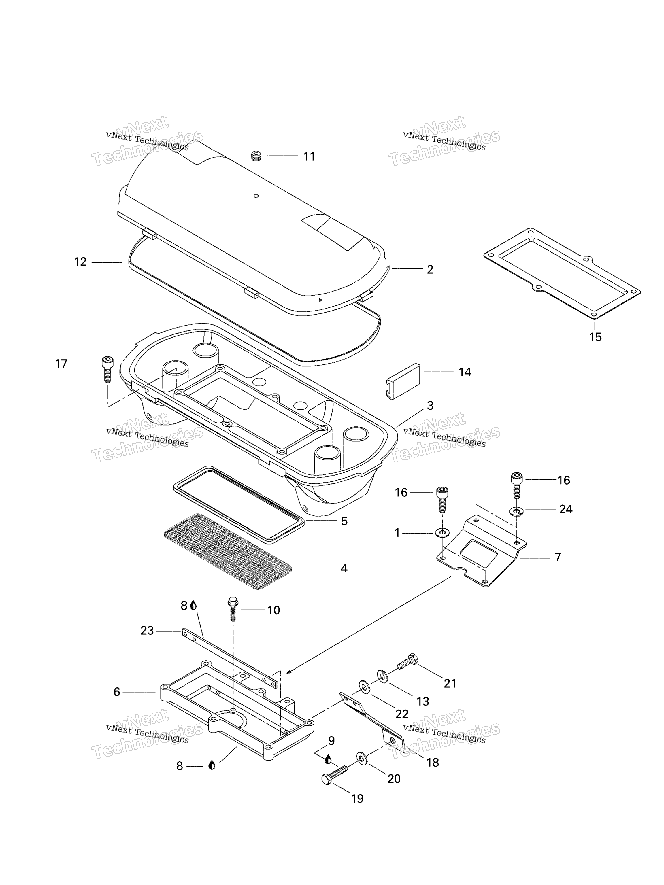 Схема узла Система Воздухозабора