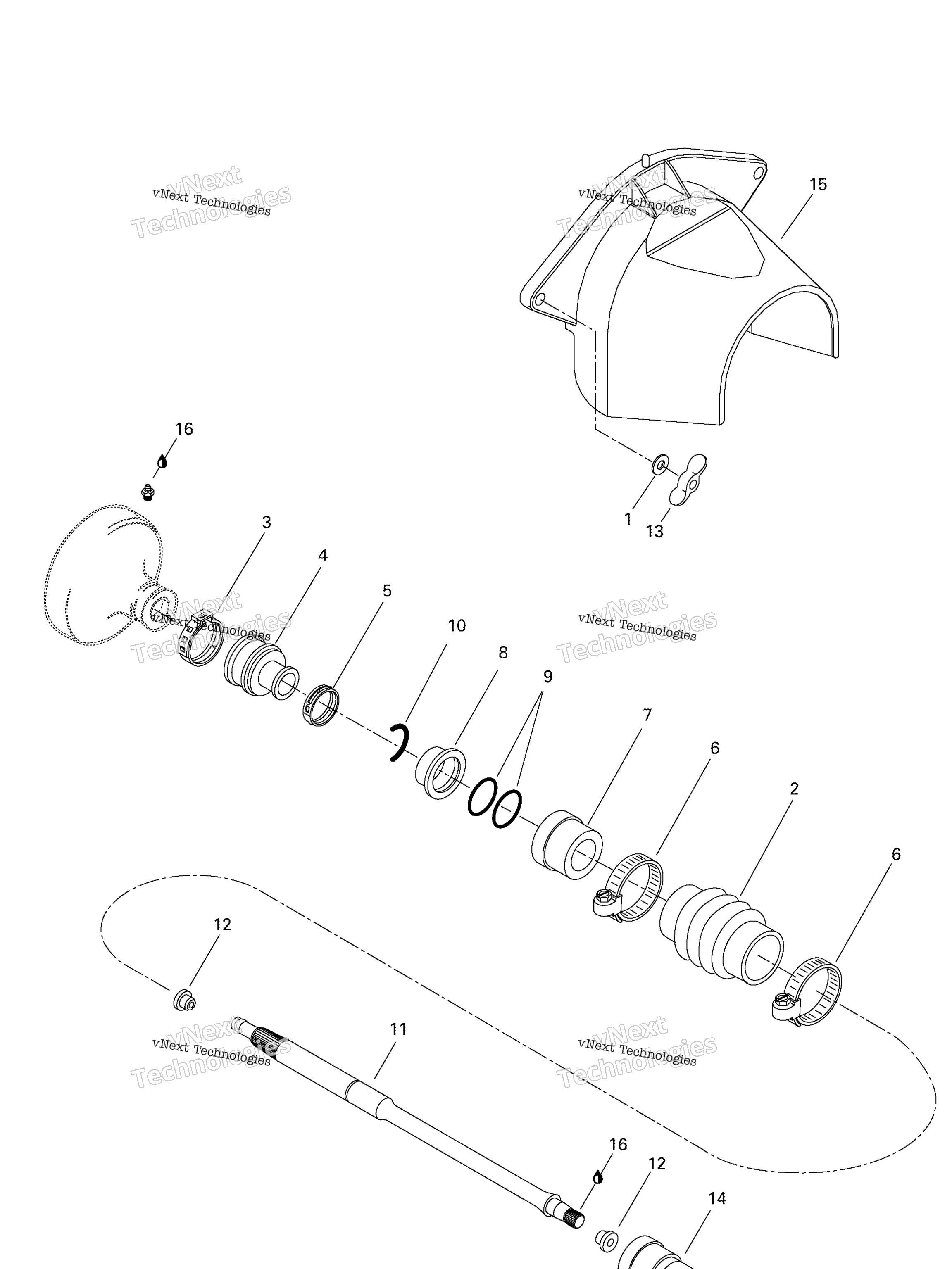 Схема узла Приводная Система