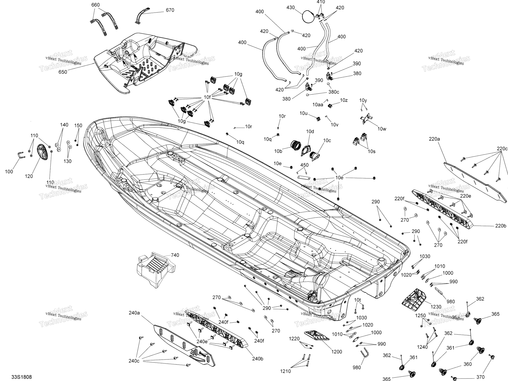 Схема узла Корпуса Rxp - 300