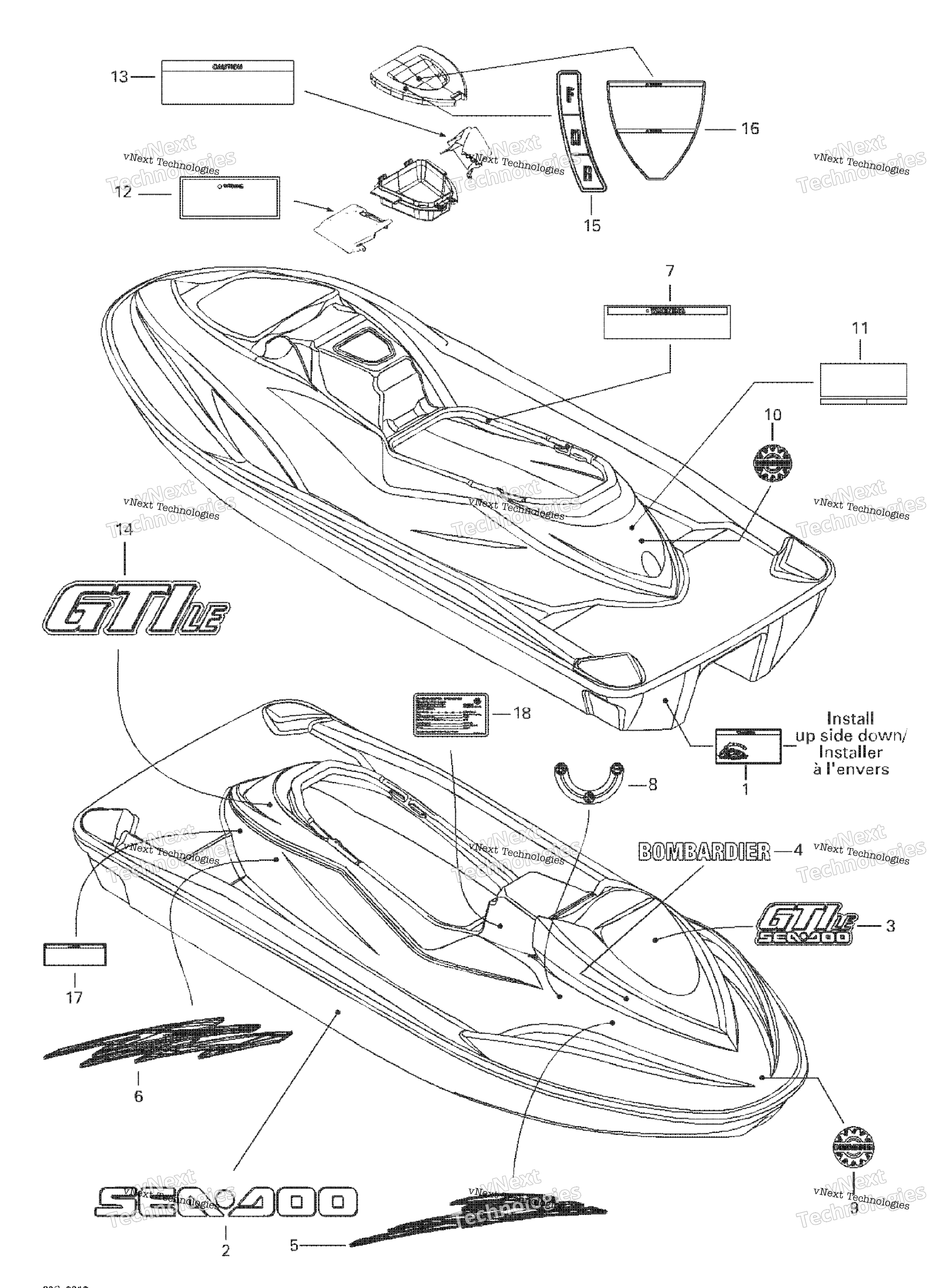 Схема узла Наклейки