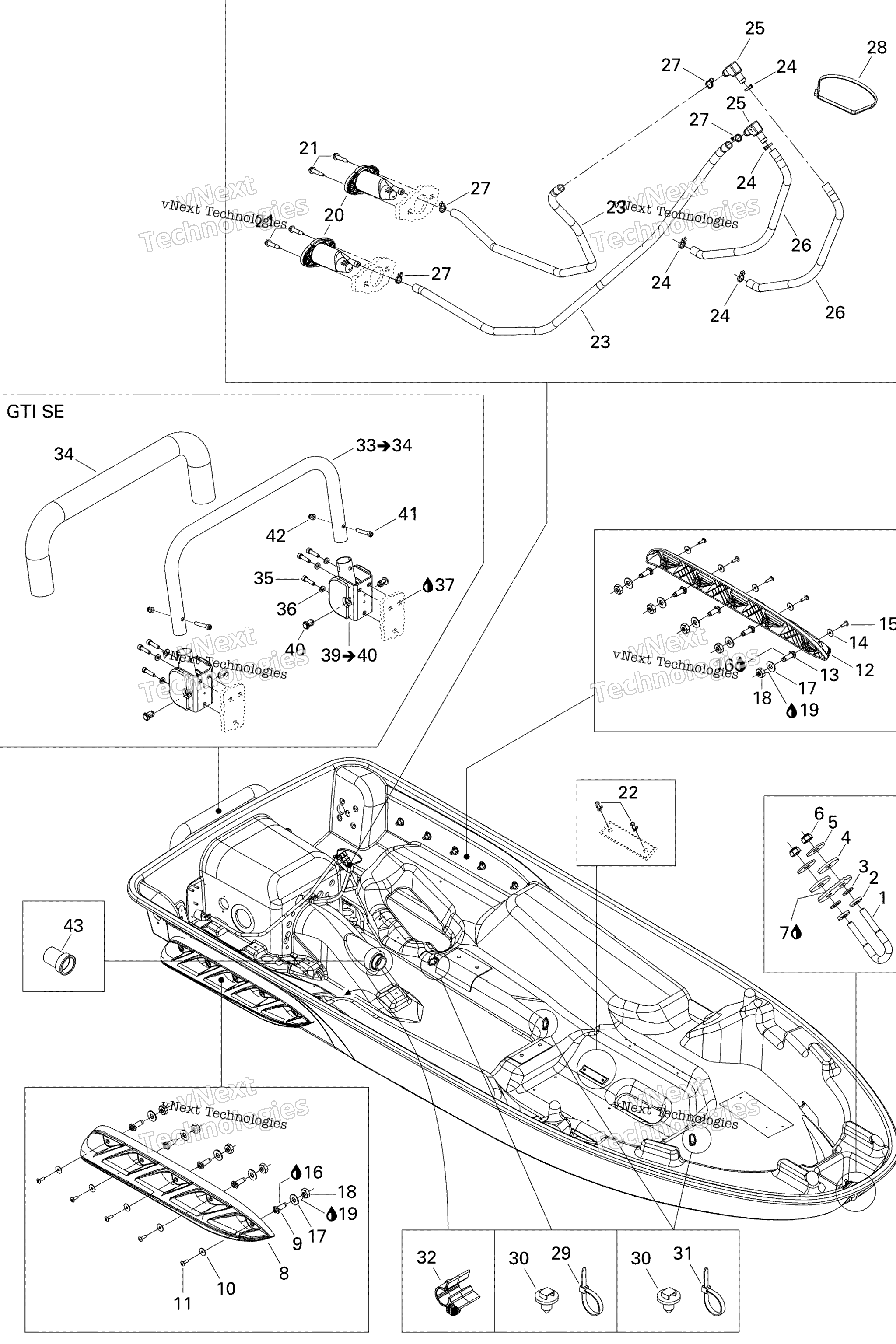 Схема узла Корпуса Gti Std, Аренда