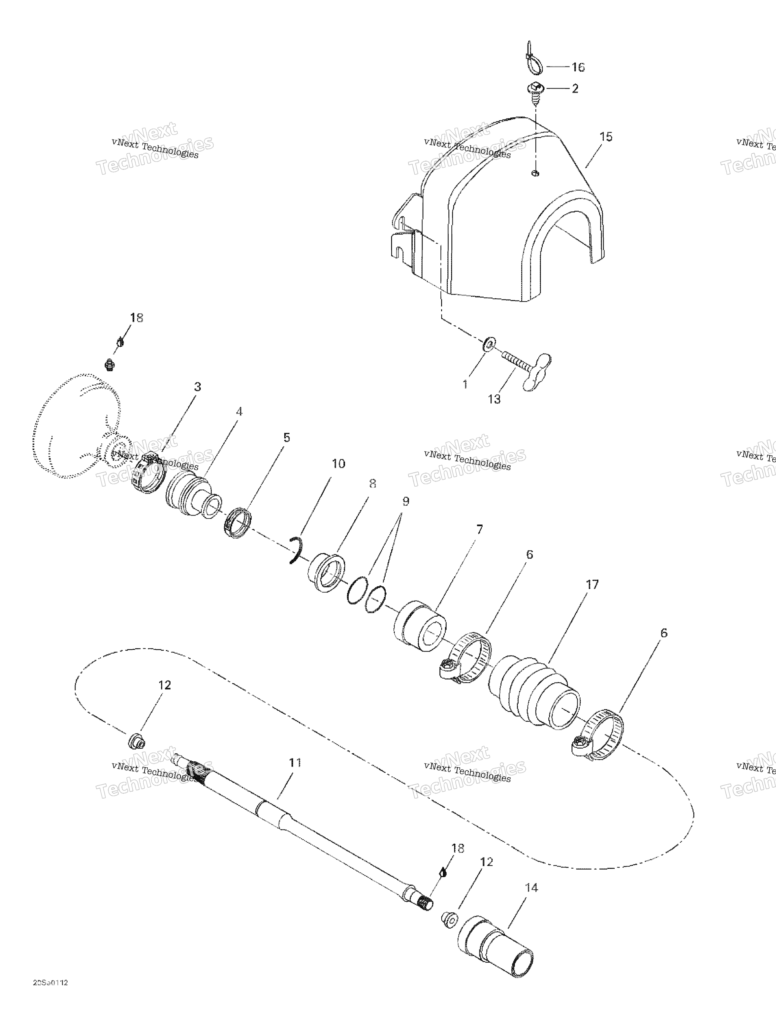 Схема узла Приводная Система