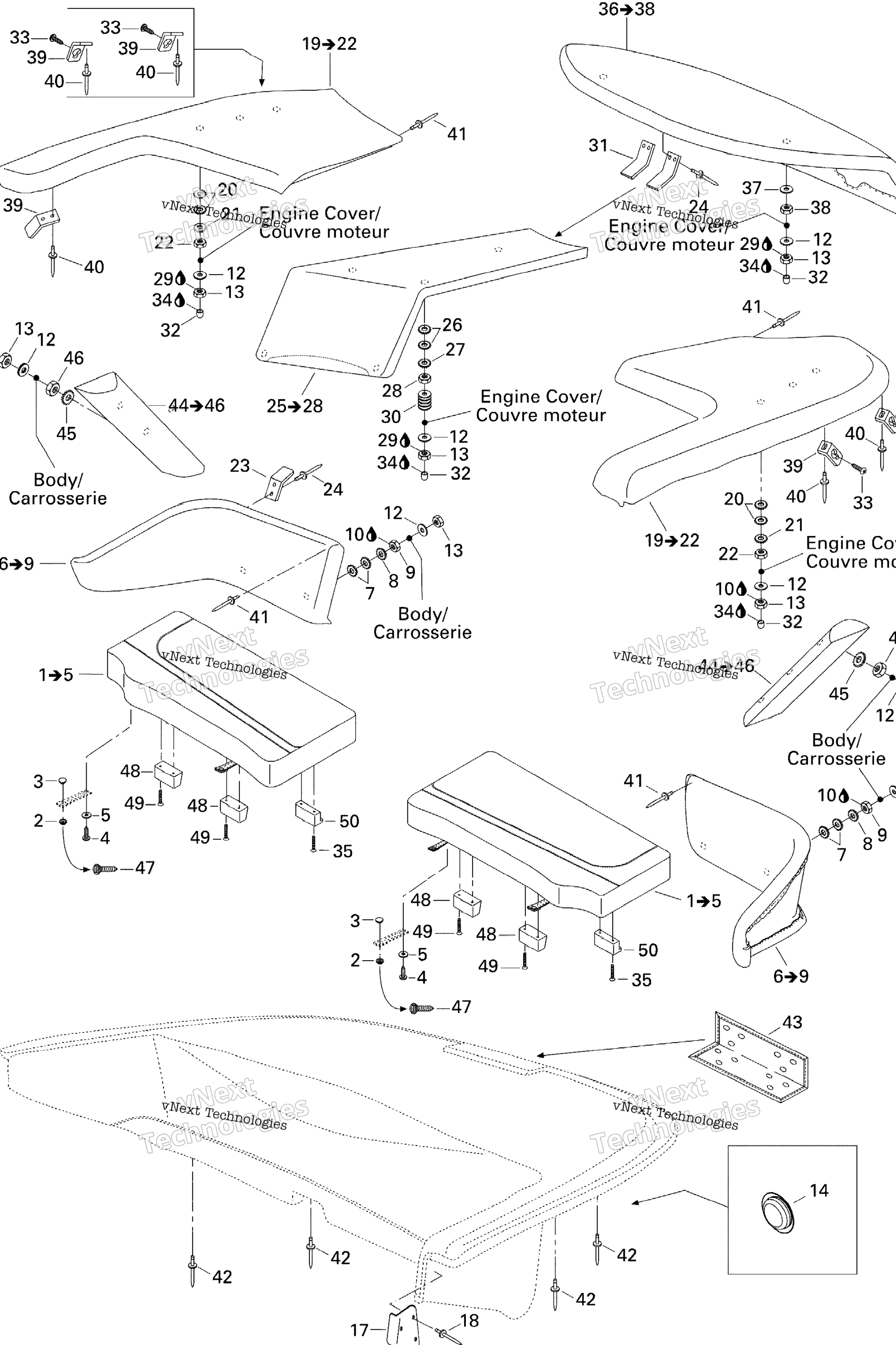 Схема узла Сиденья 1