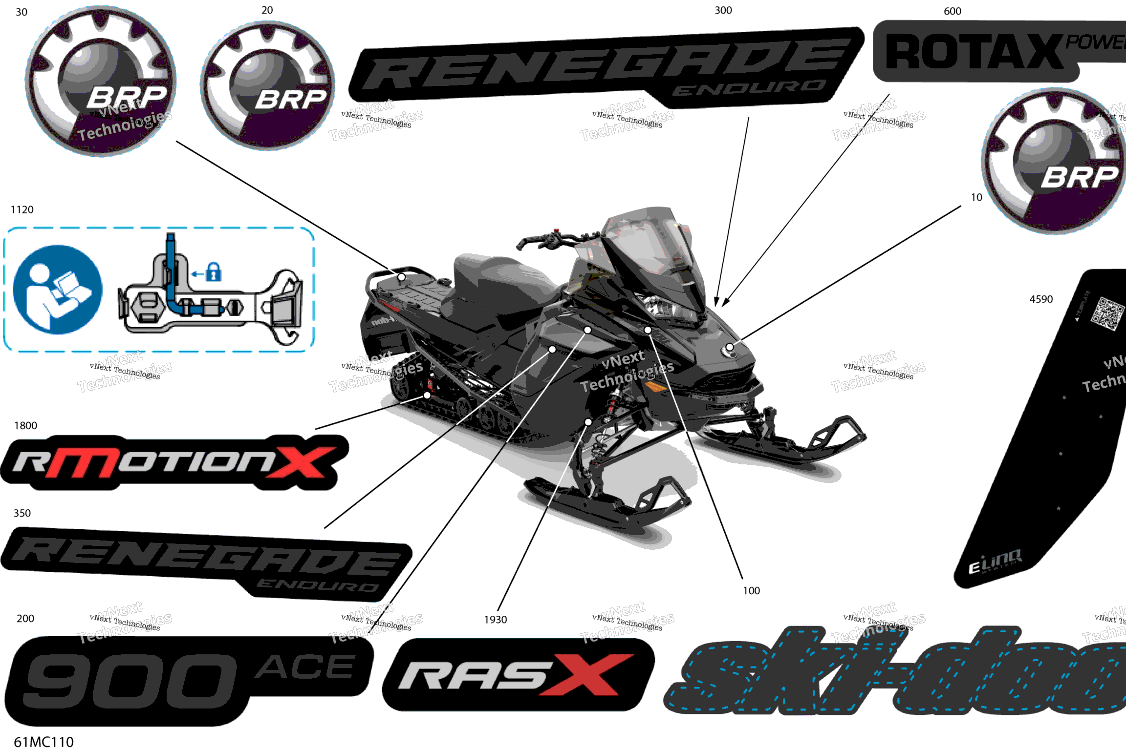 Схема узла Кузов - Наклейки