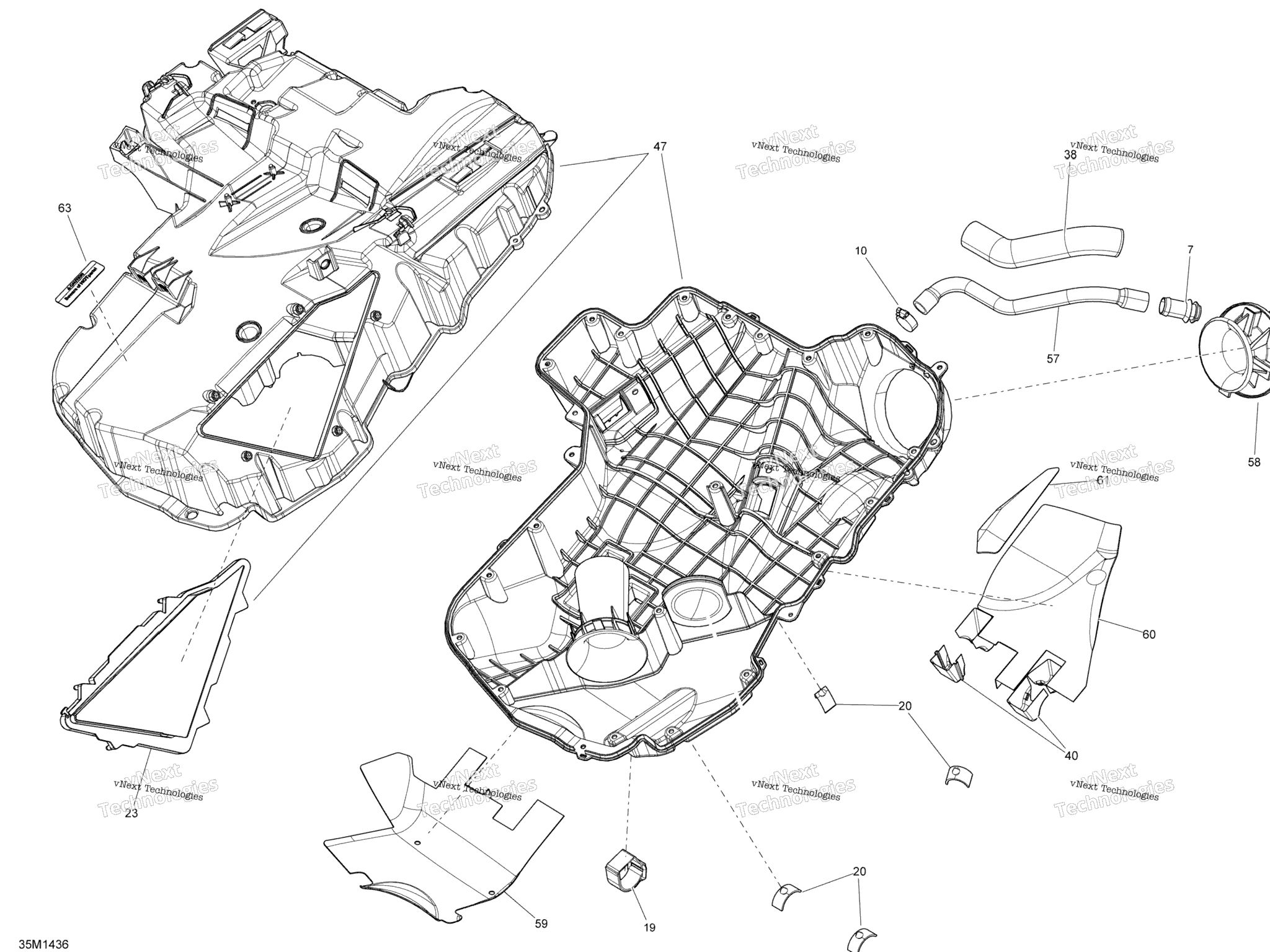 Схема узла Система Воздухозабора