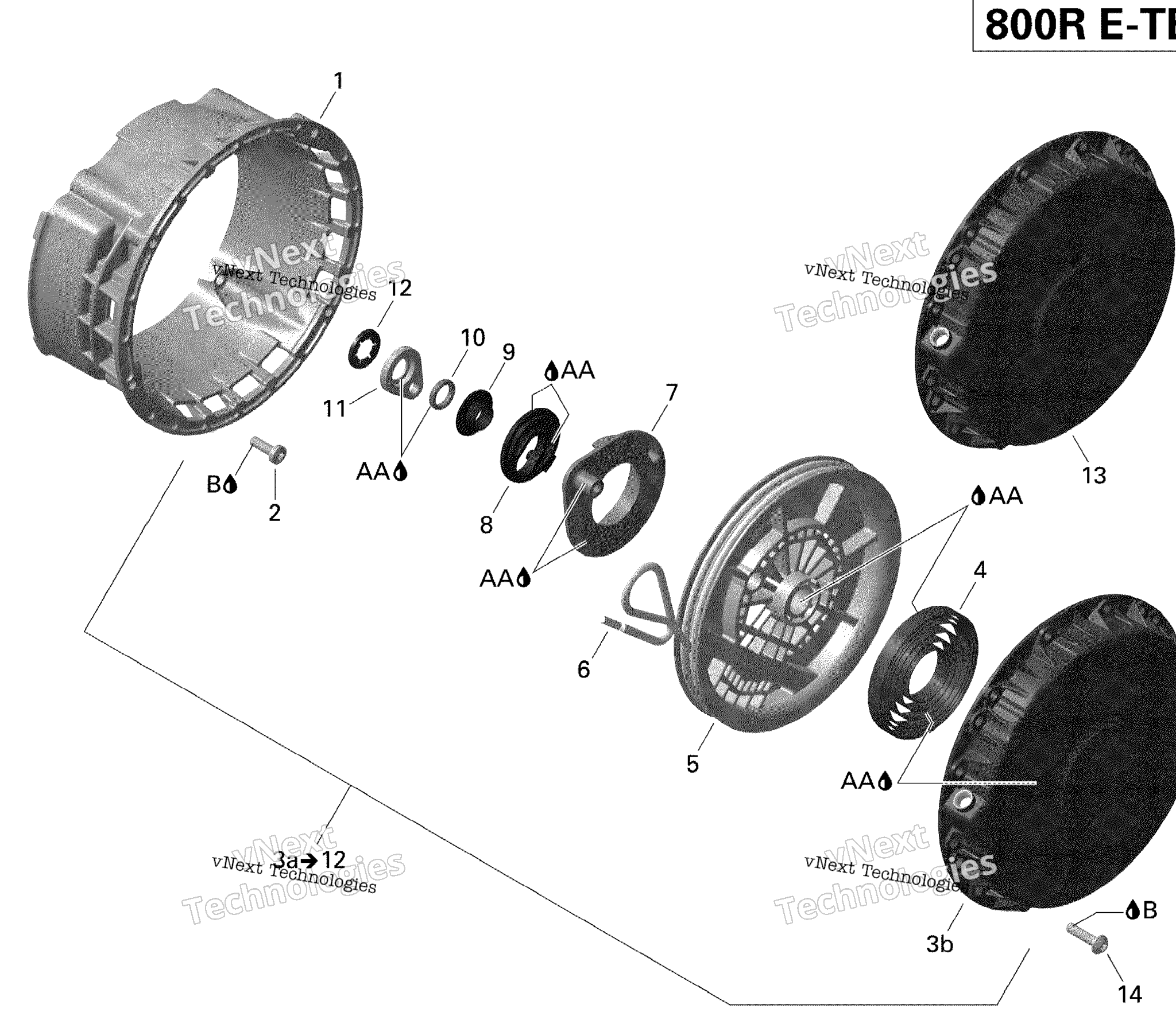 Схема узла Стартер Обратного Вытягивания V2