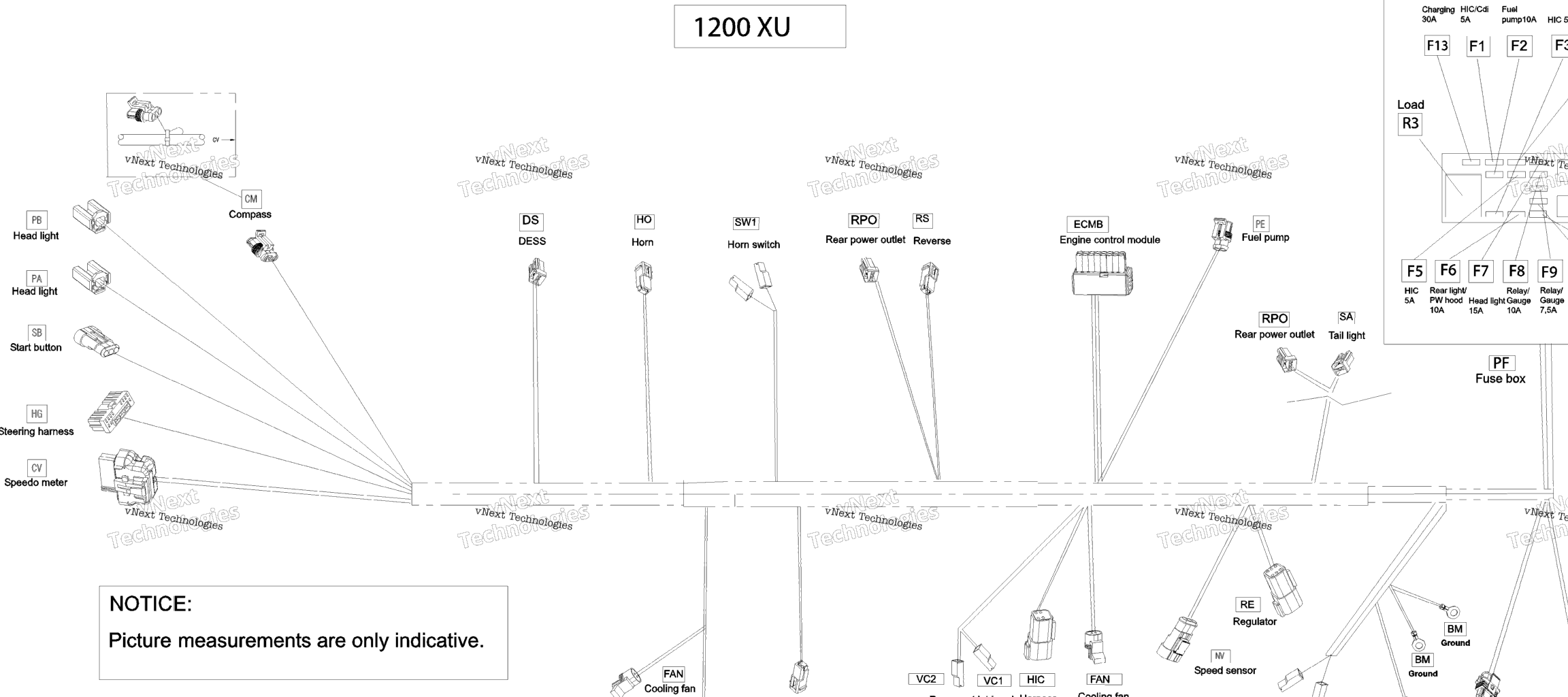 Схема узла Электрические Жгуты