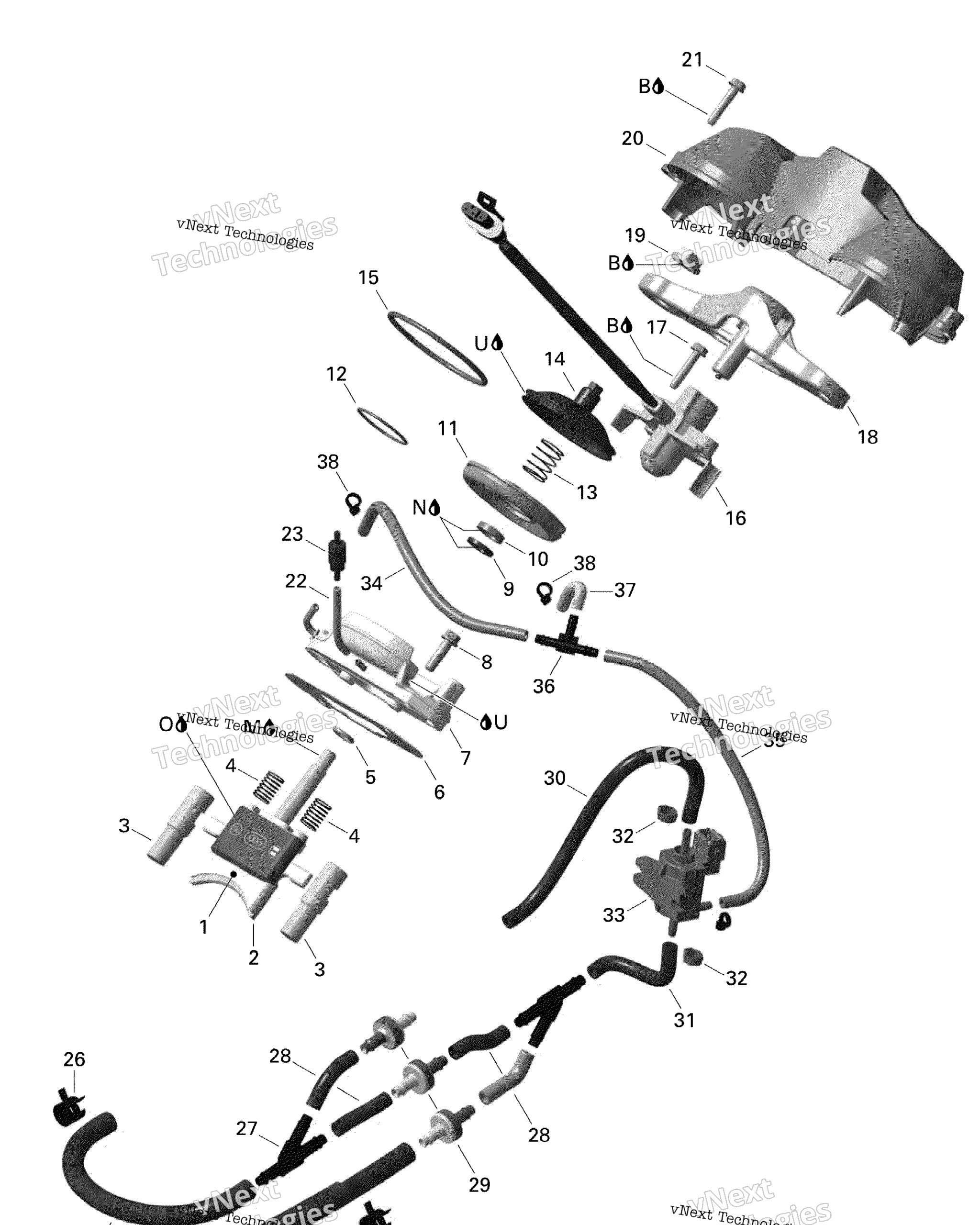 Схема узла 3D Rave