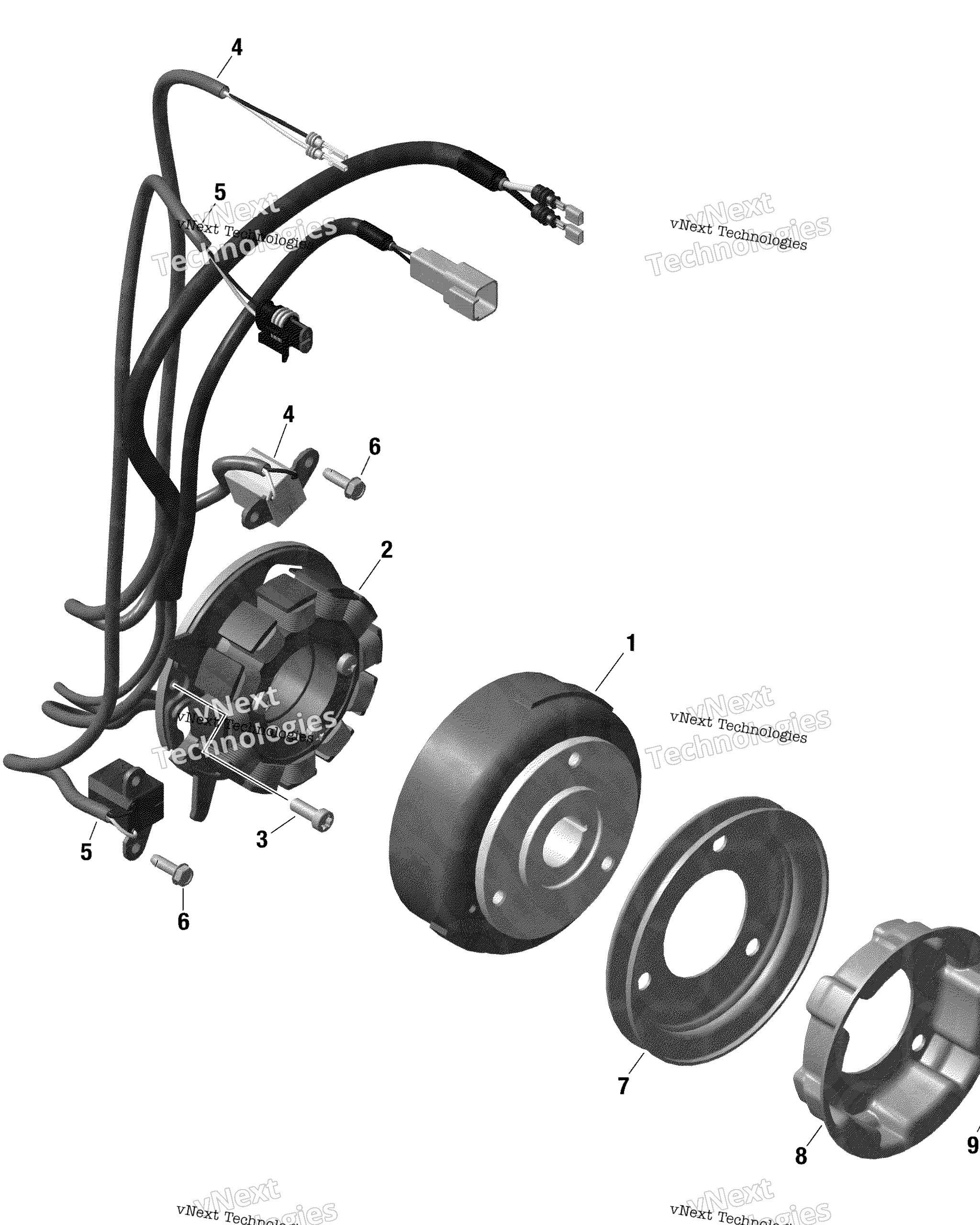 Схема узла Магнето