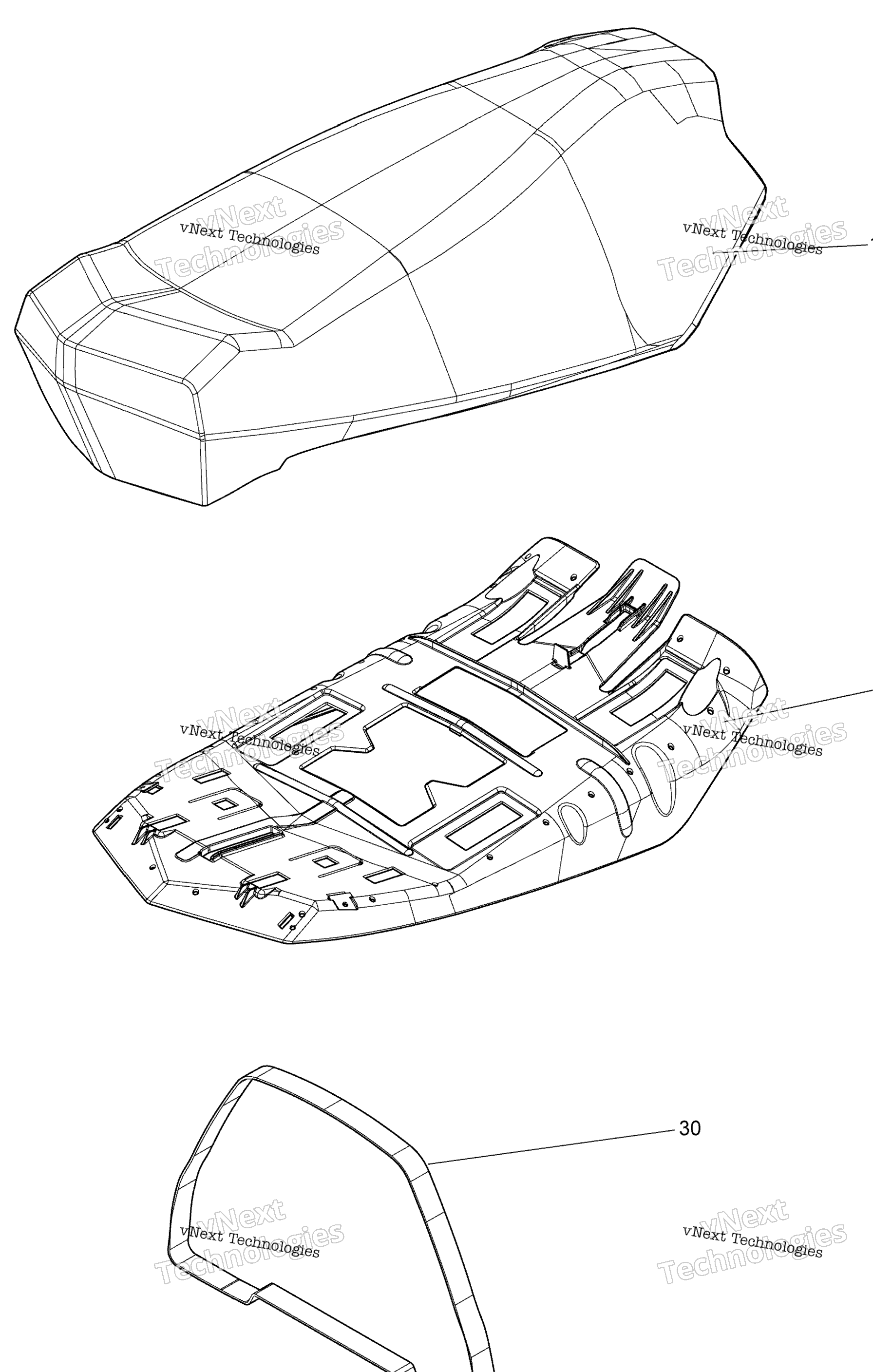Схема узла Сиденья Tundra Sport