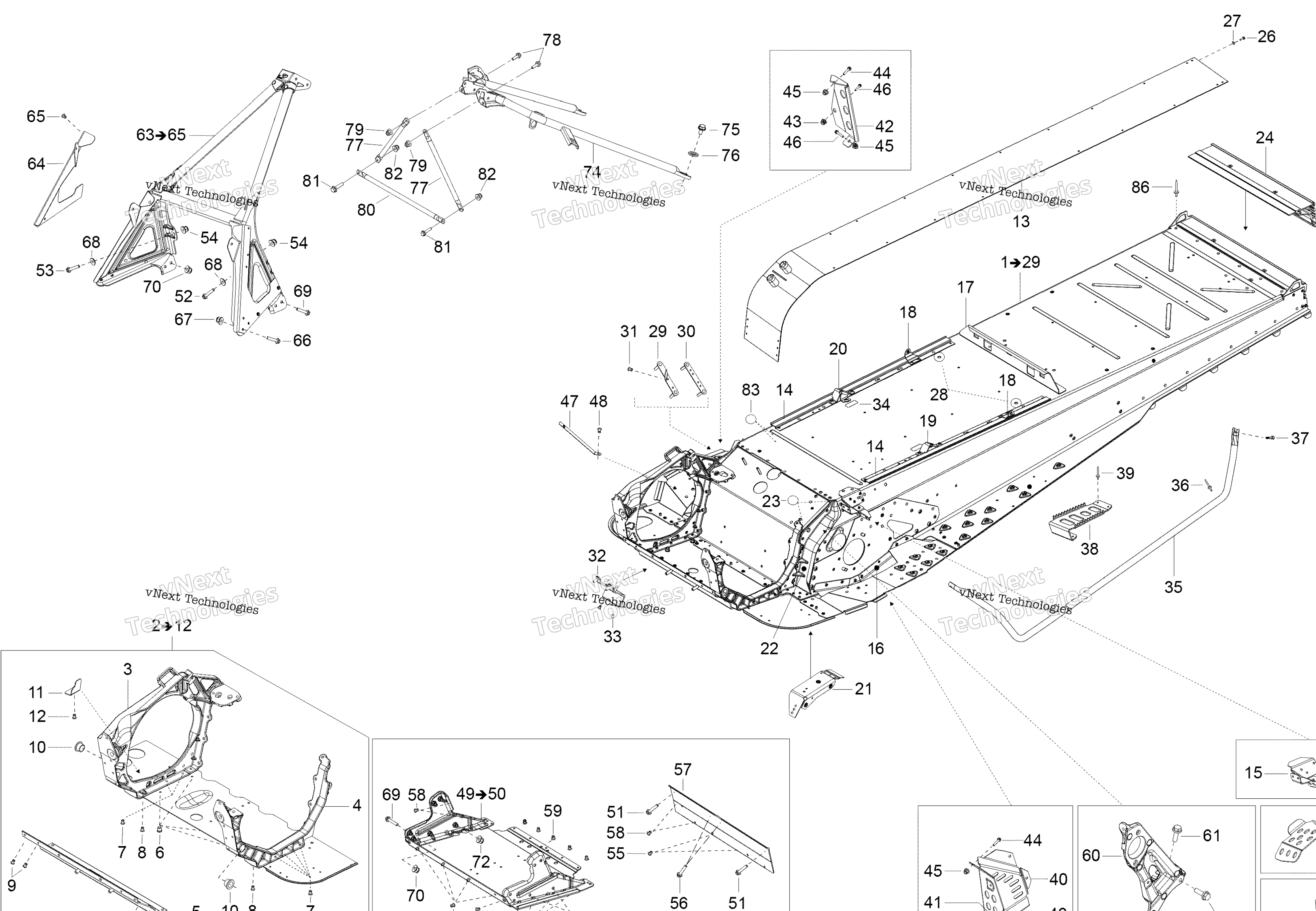 Схема узла Рама