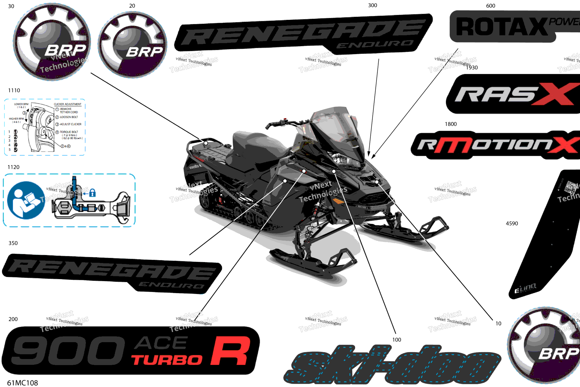 Схема узла Кузов - Наклейки