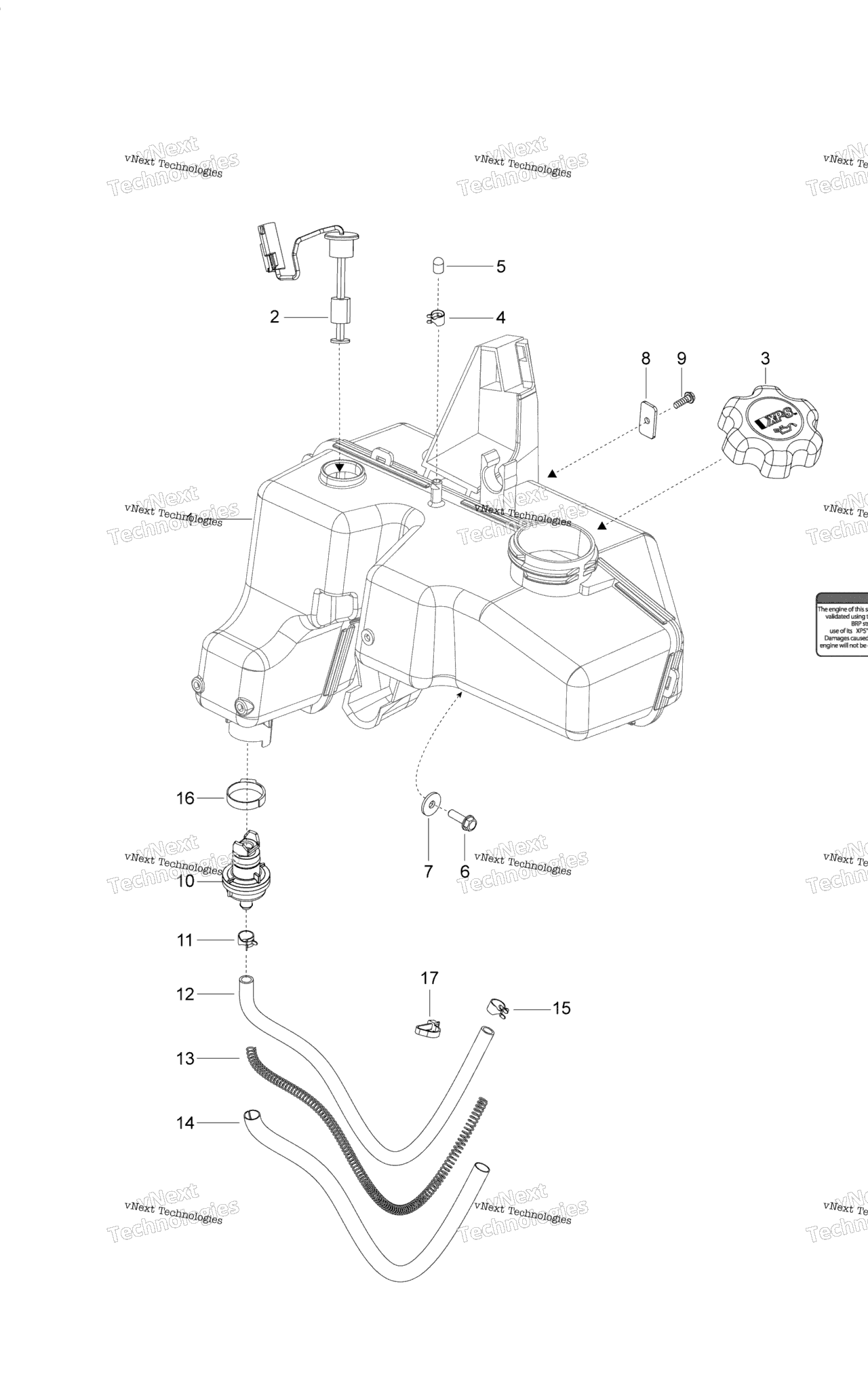 Схема узла Система Смазки - 550F