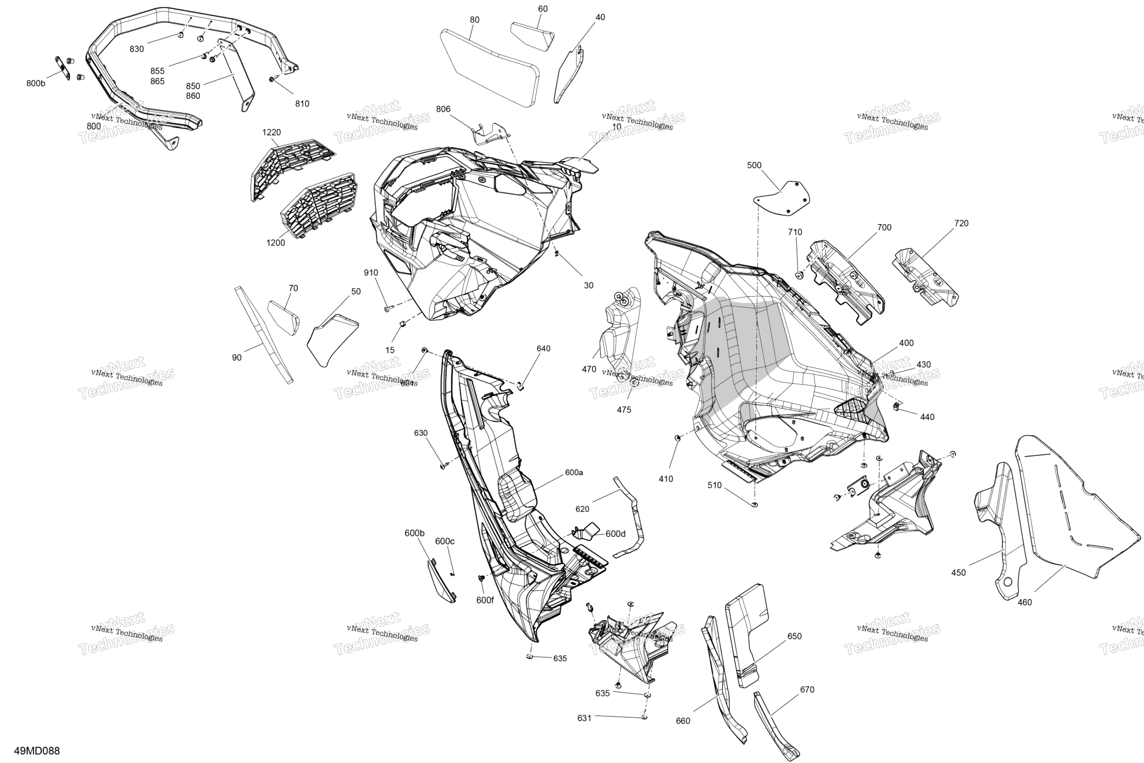 Схема узла Корпус - Нижняя Чаша