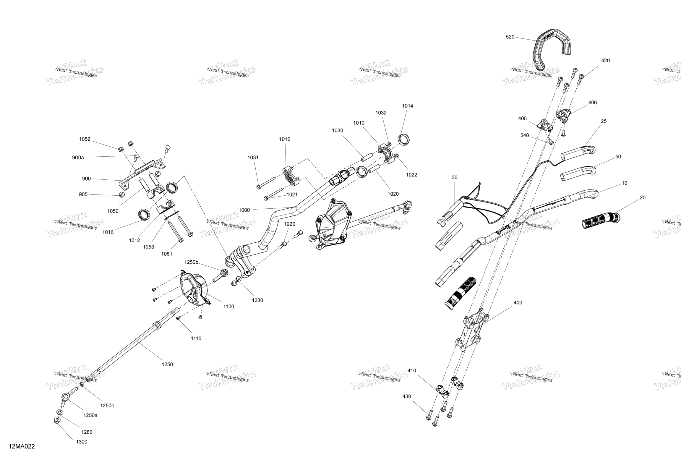 Схема узла Механика - Рулевое Управление