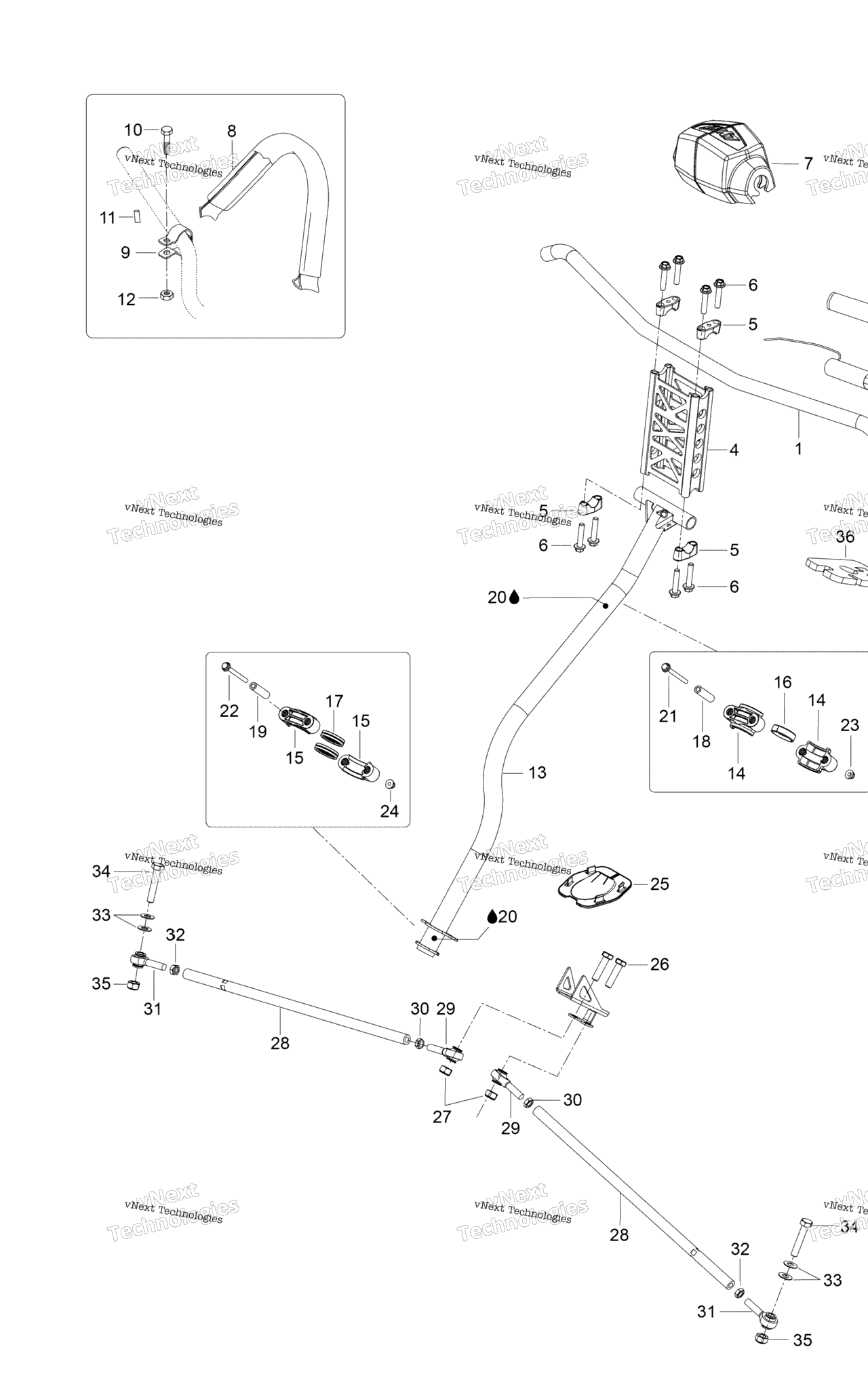 Схема узла Рулевая Система
