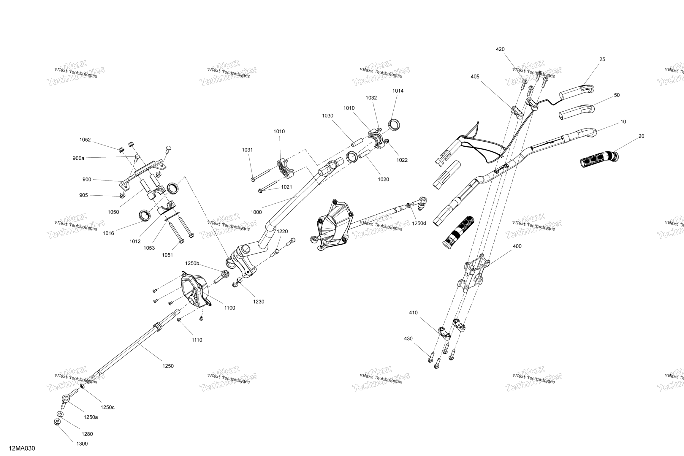 Схема узла Механик - Рулевое Управление - Adrenaline
