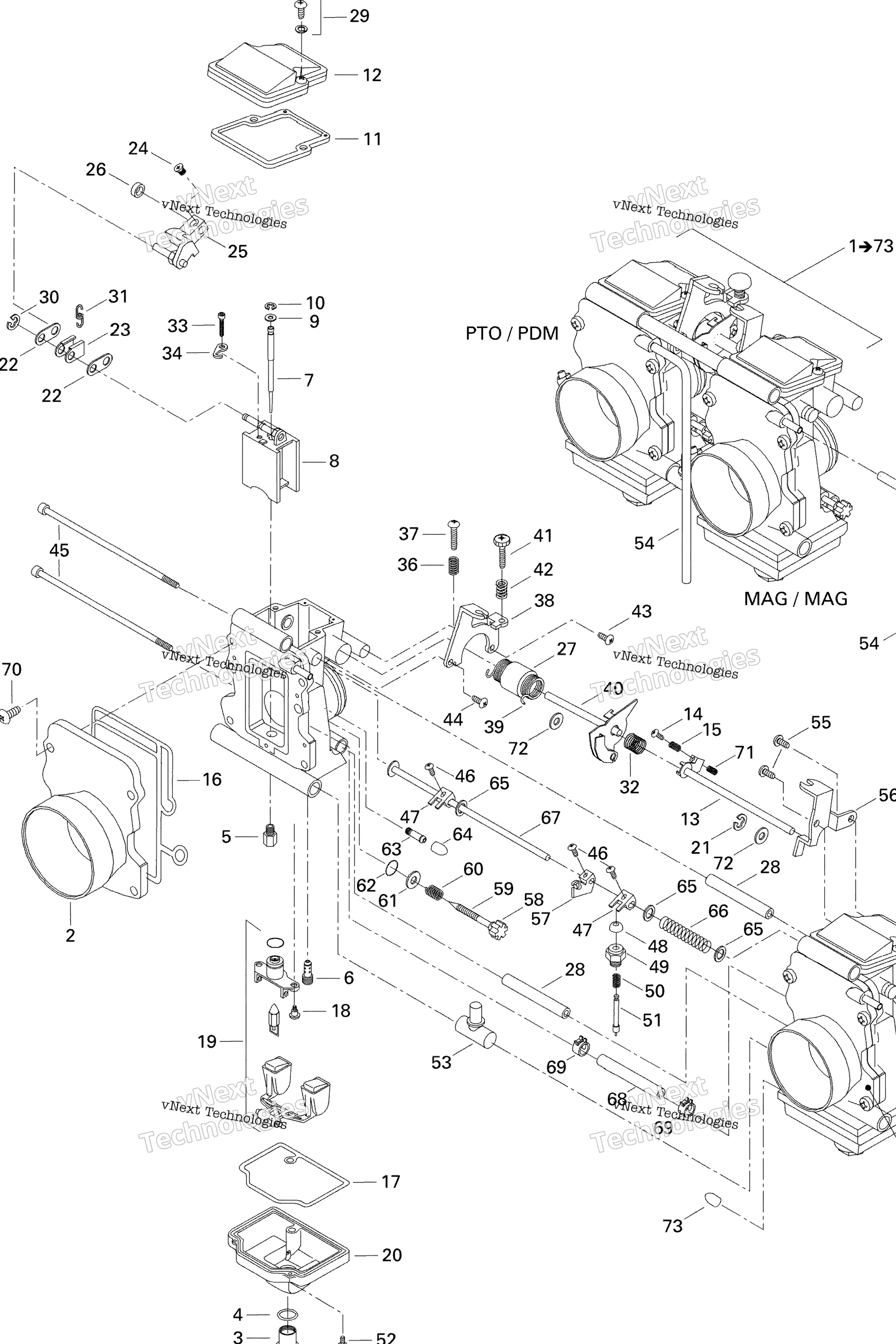Схема узла  Carburetors