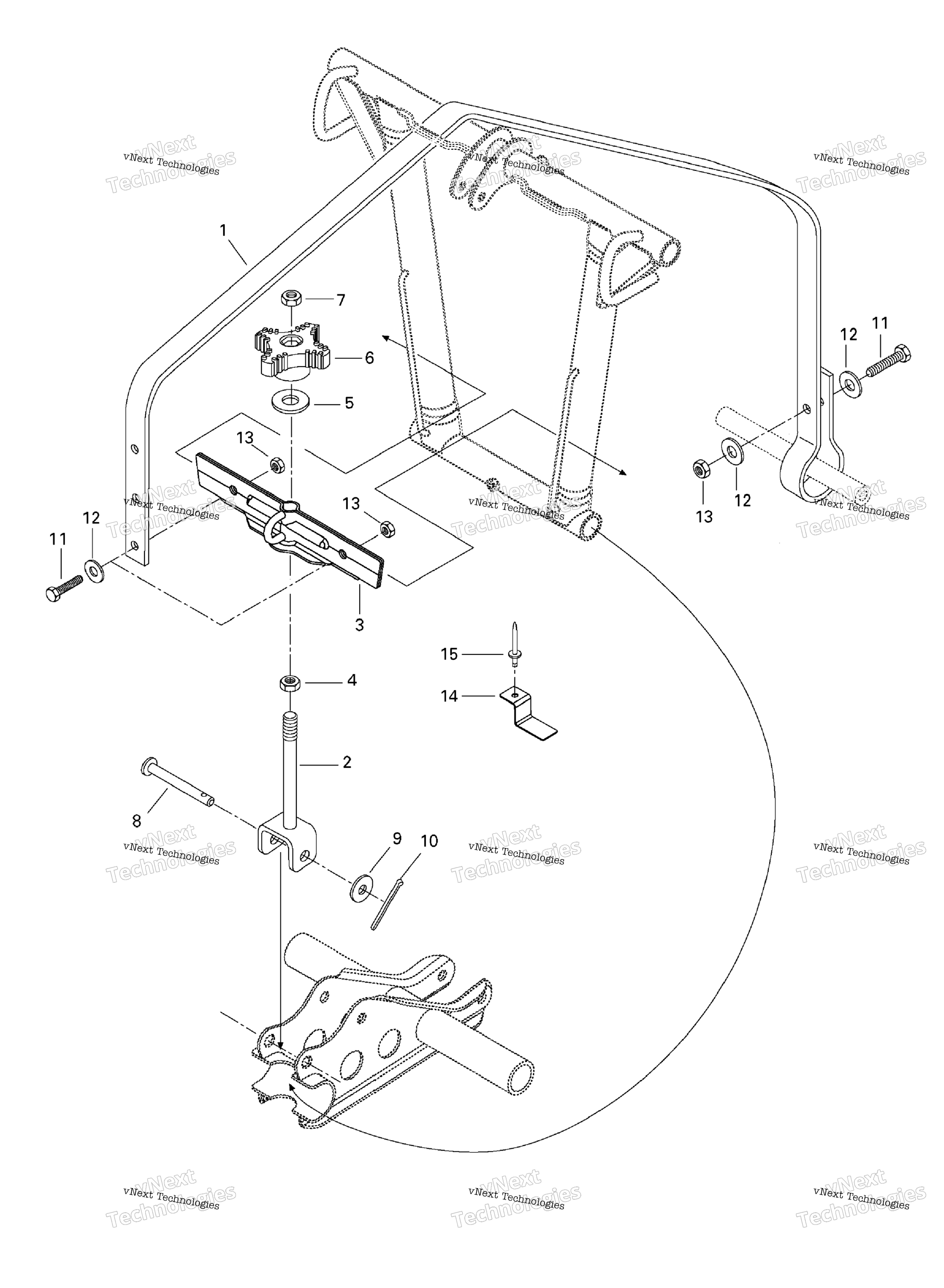 Схема узла Быстрая Настройка Задней Подвески