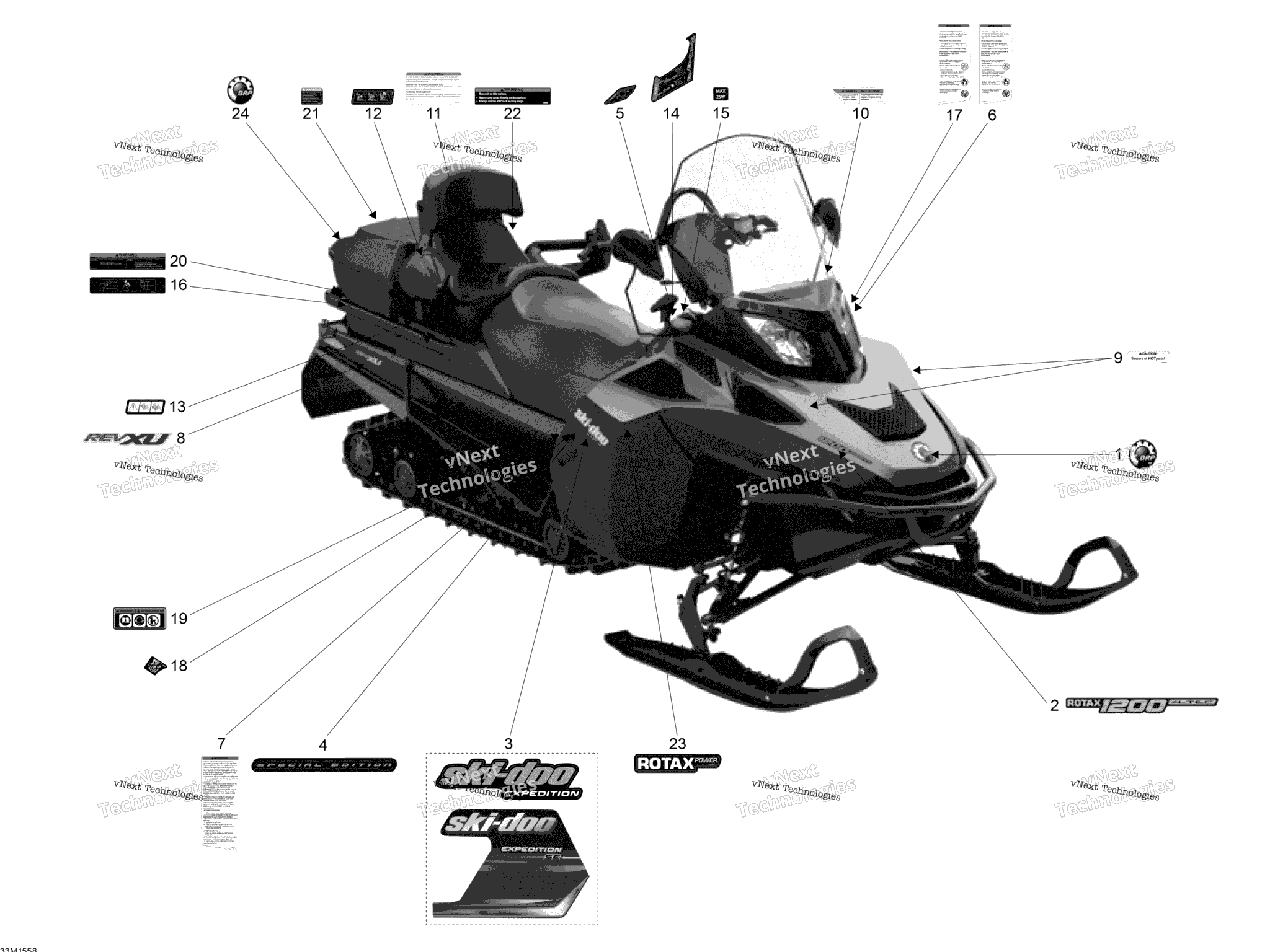 Схема узла Наклейки