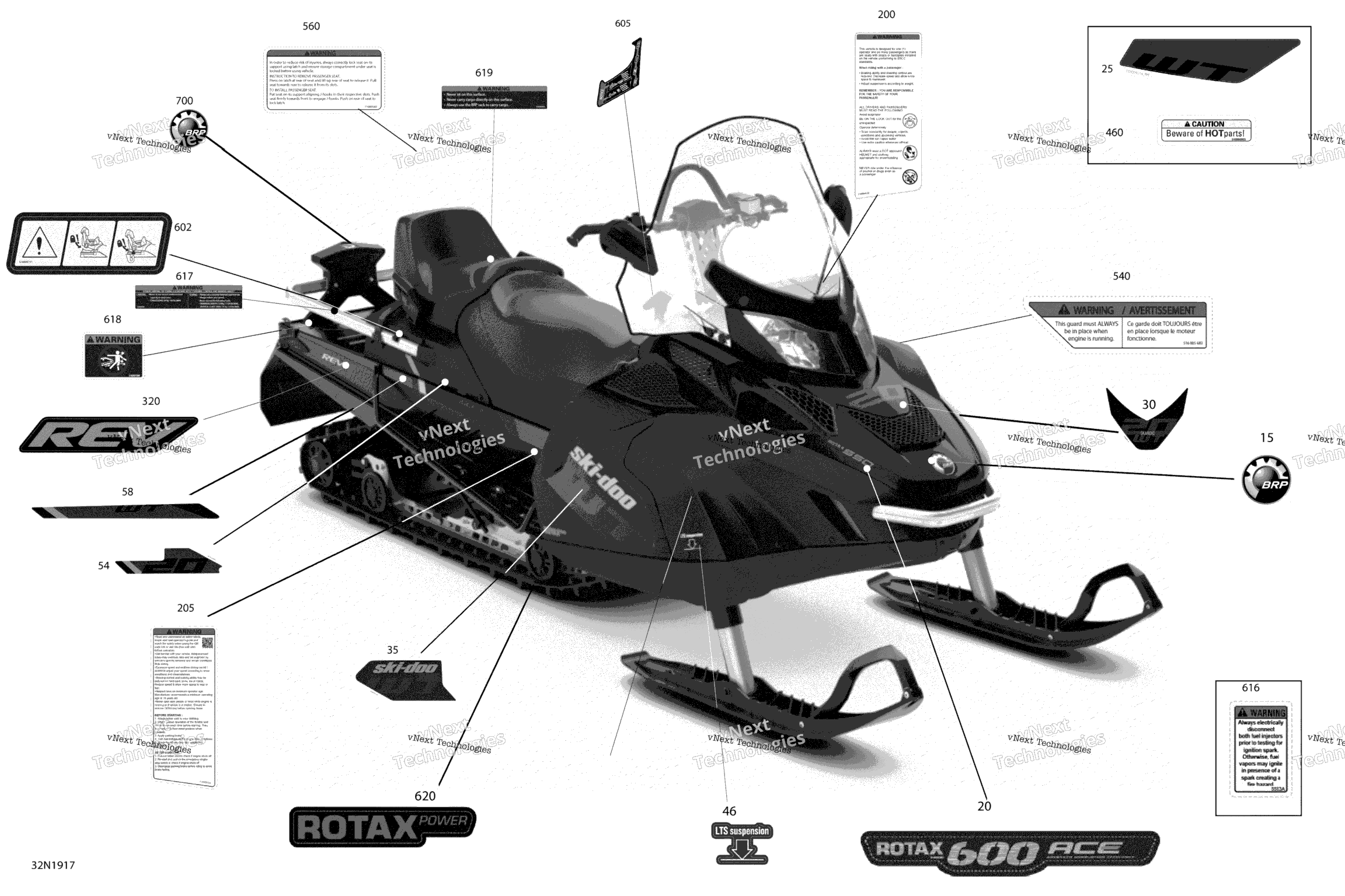 Схема узла Наклейки - 600 Ace - Вес Упаковки